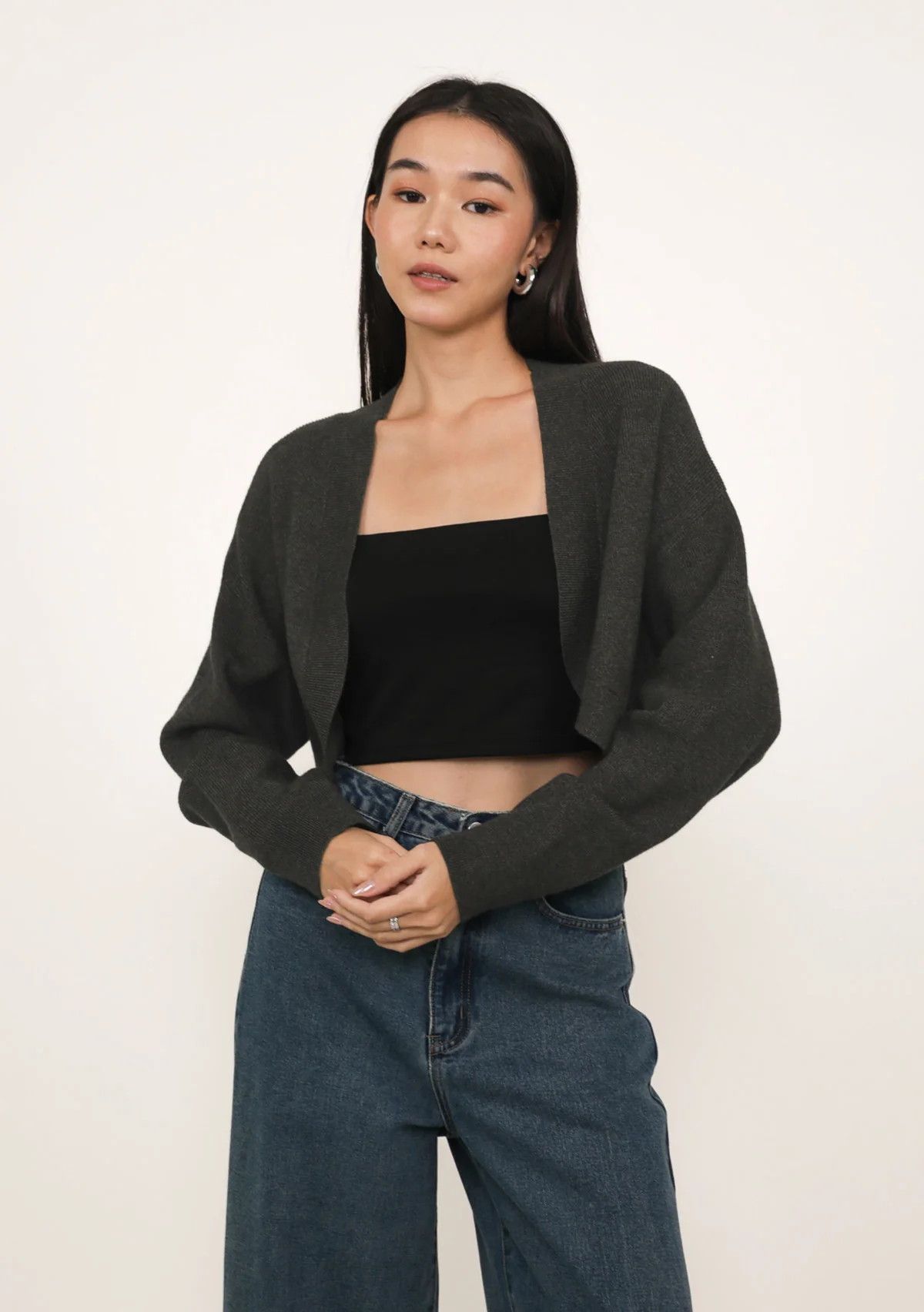 Fifi Knit Crop Cardigan - Image 9