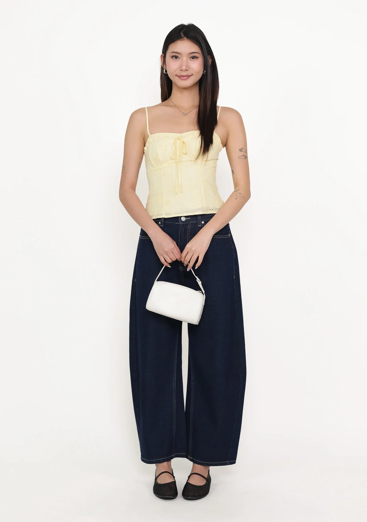 Fion Padded Bustier Top (Eyelet) - Image 14