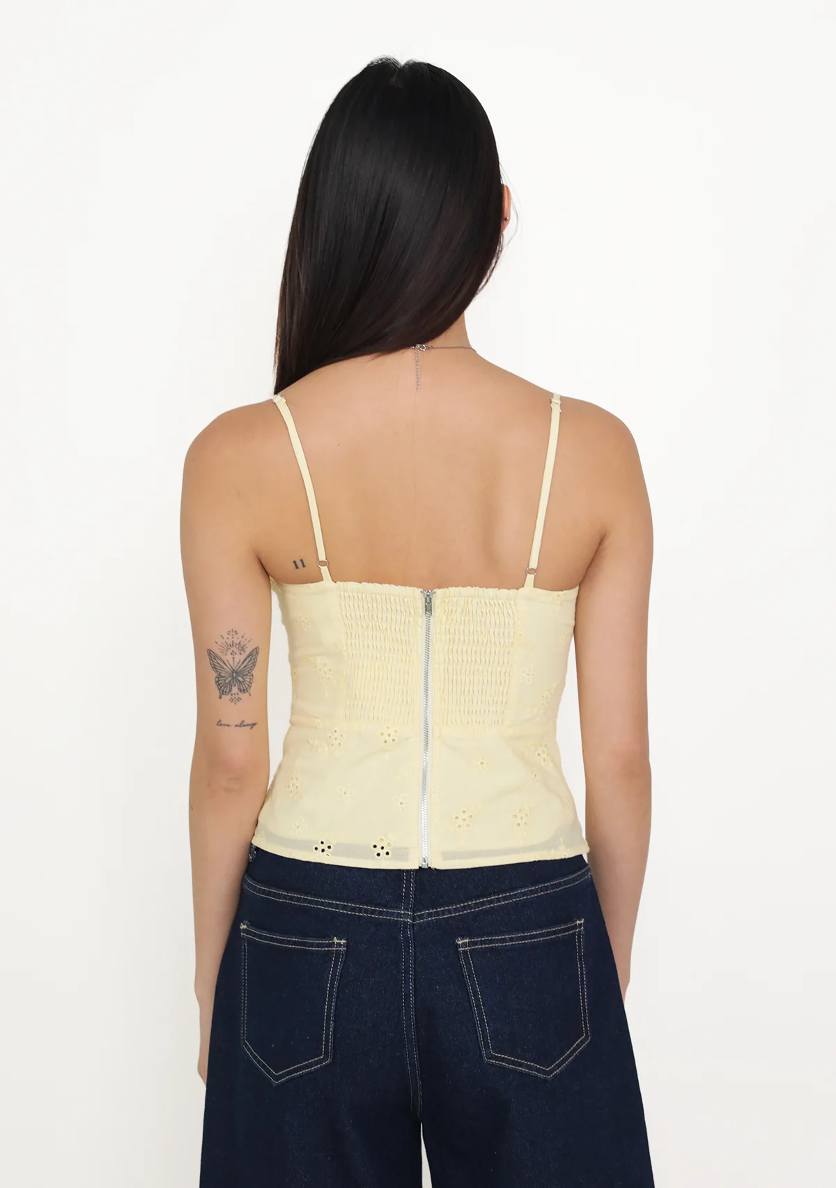 Fion Padded Bustier Top (Eyelet) - Image 16