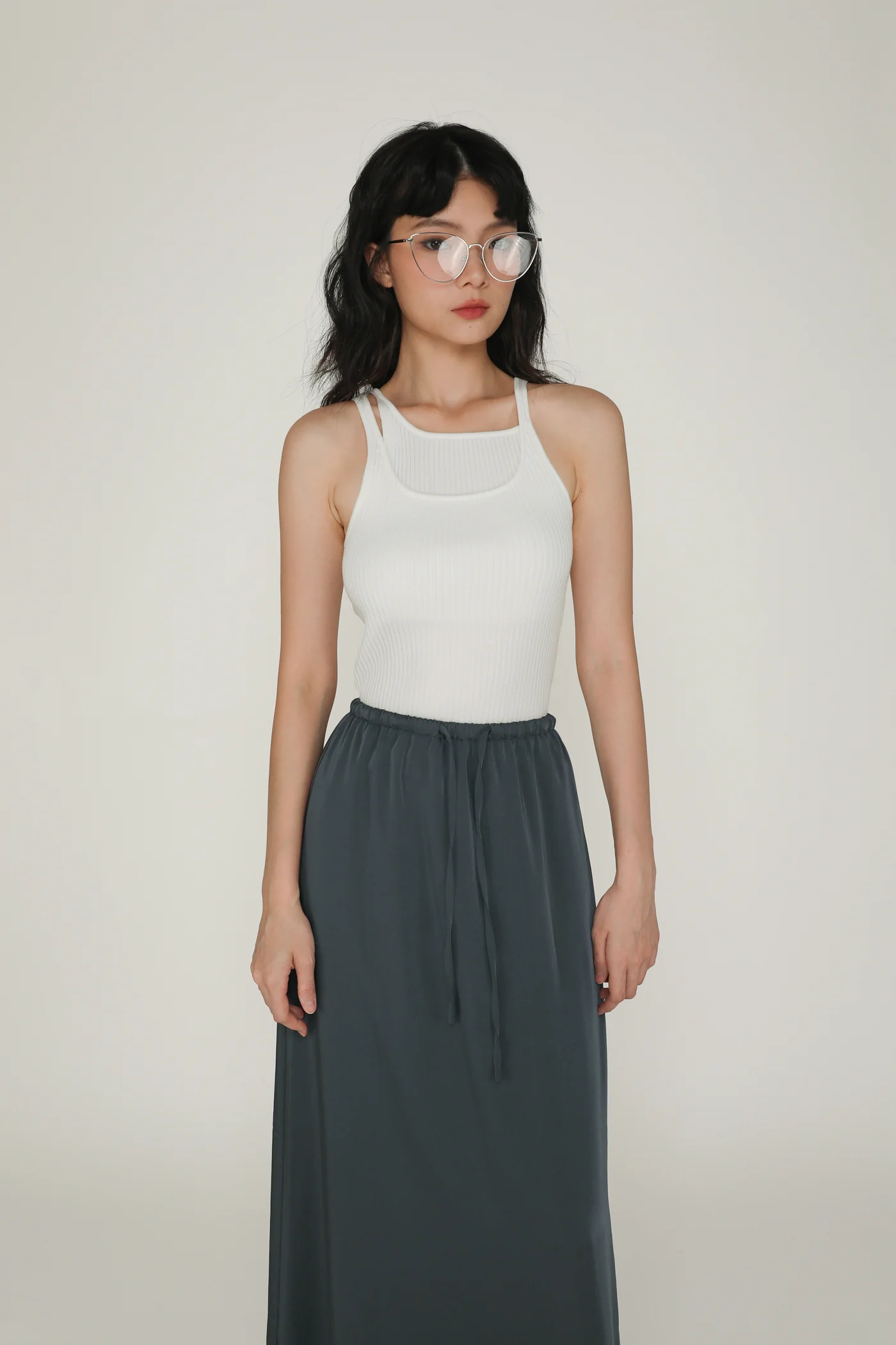 Fiore Satin Maxi Skirt - Image 19