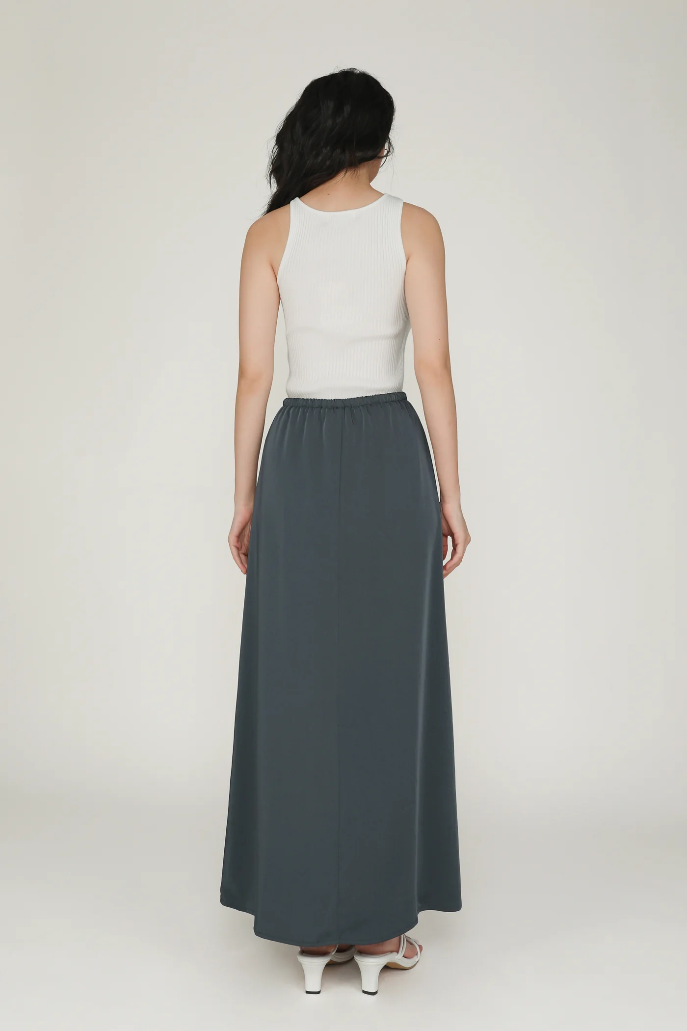 Fiore Satin Maxi Skirt - Image 21