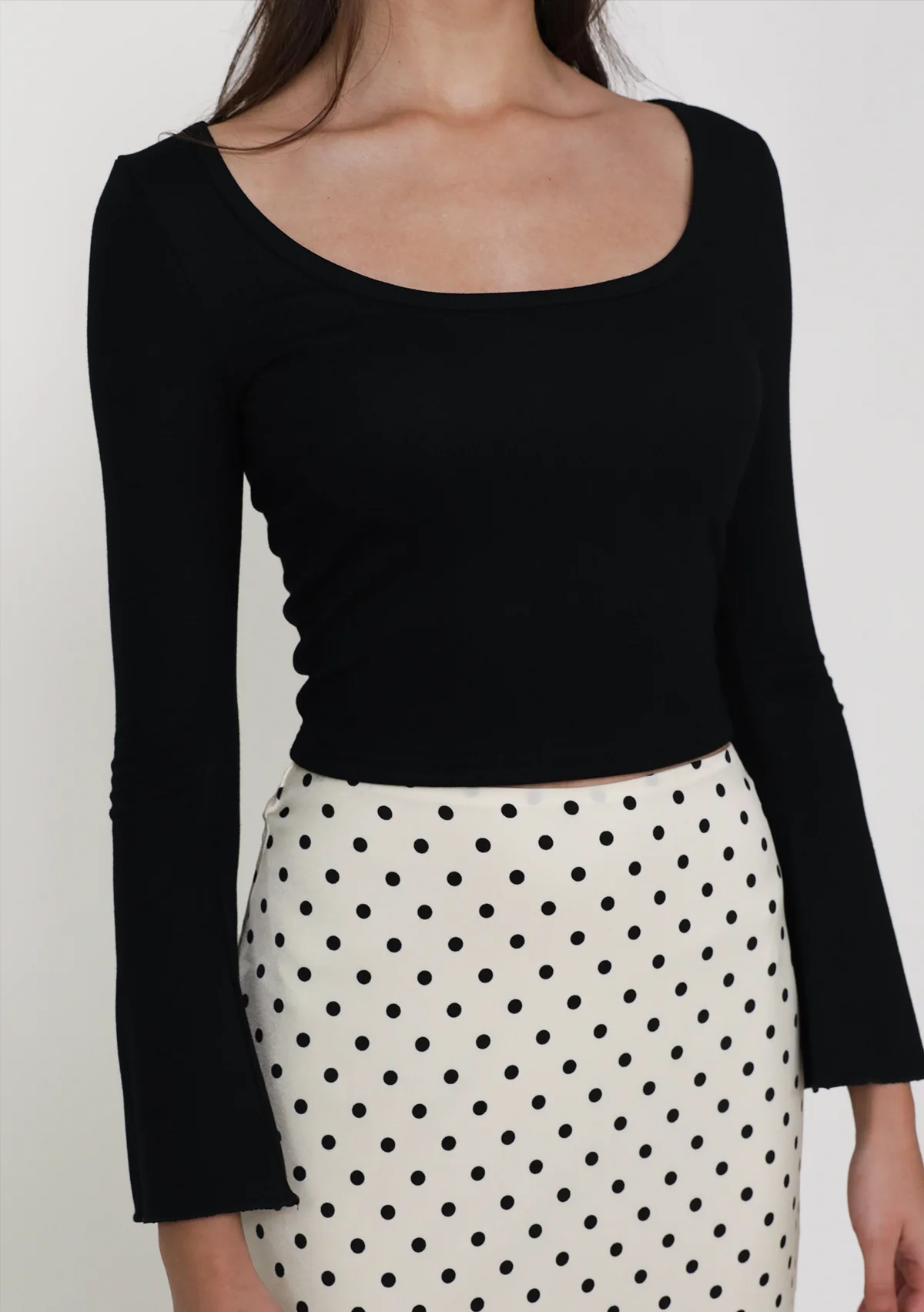 Mizu Flare Sleeve Padded Top - Image 11