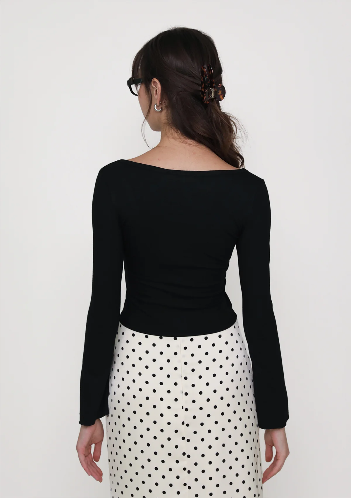 Mizu Flare Sleeve Padded Top - Image 12