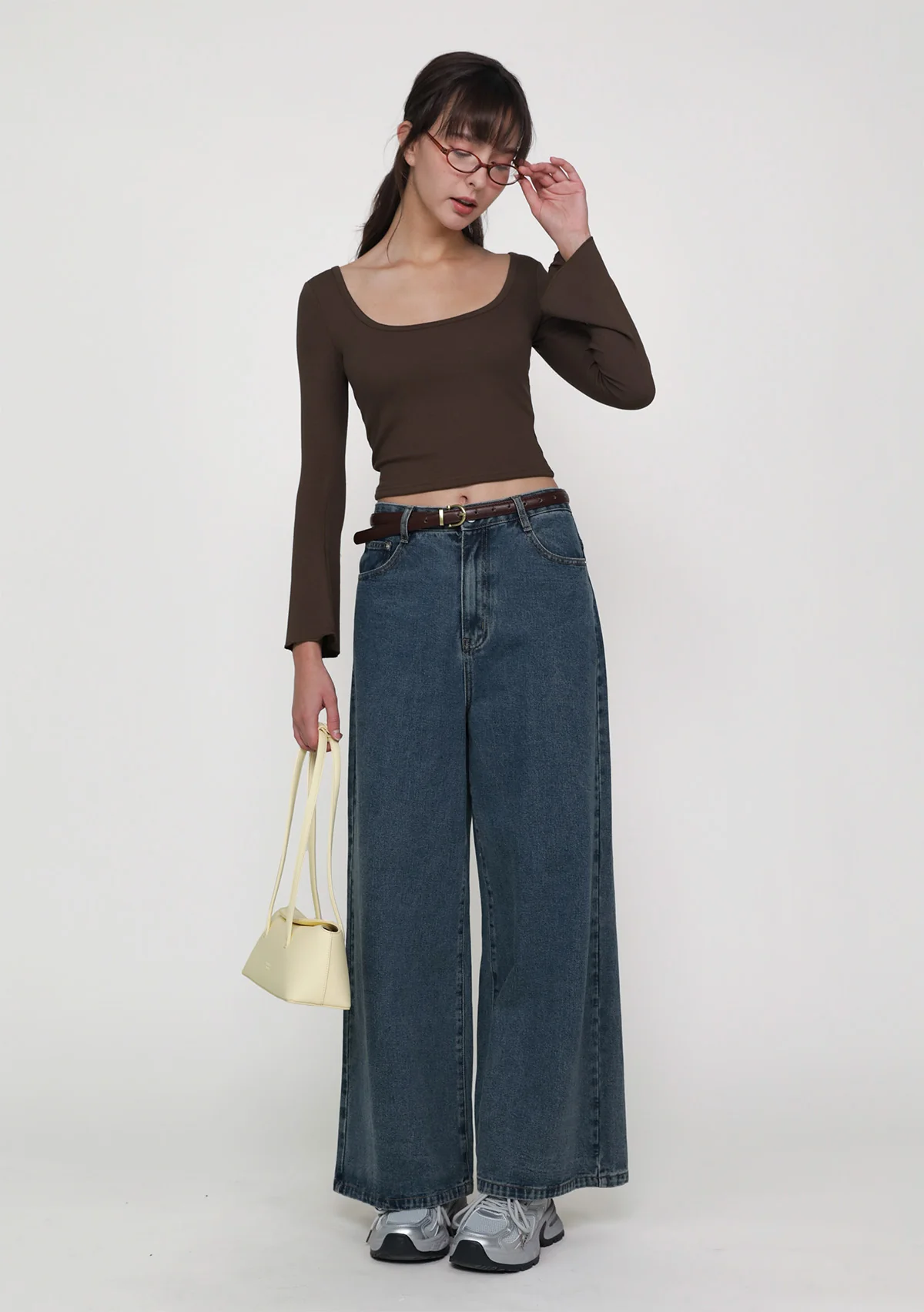 Mizu Flare Sleeve Padded Top - Image 13