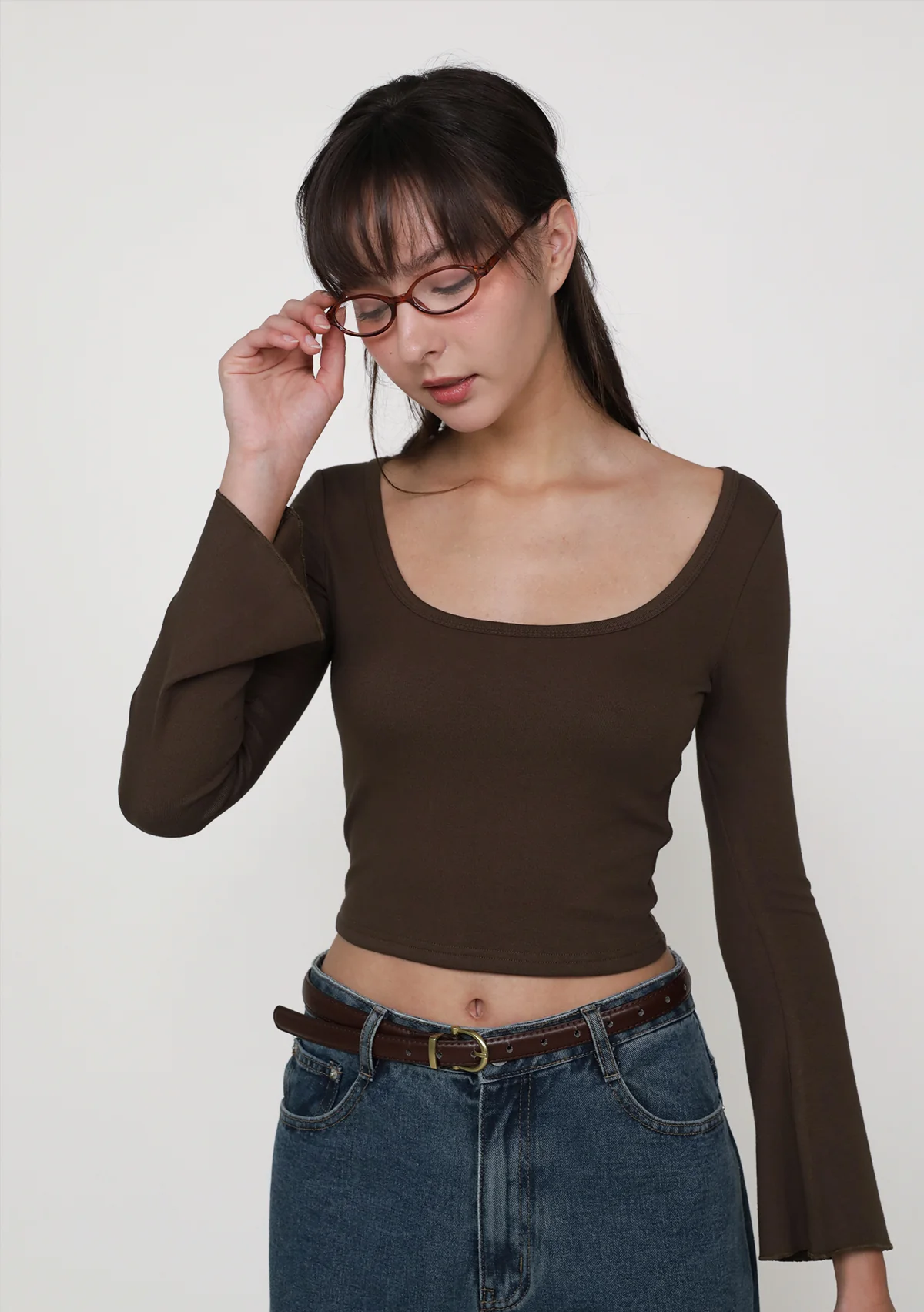 Mizu Flare Sleeve Padded Top - Image 14