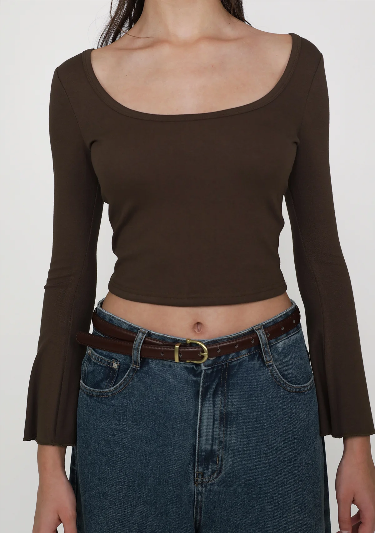 Mizu Flare Sleeve Padded Top - Image 15