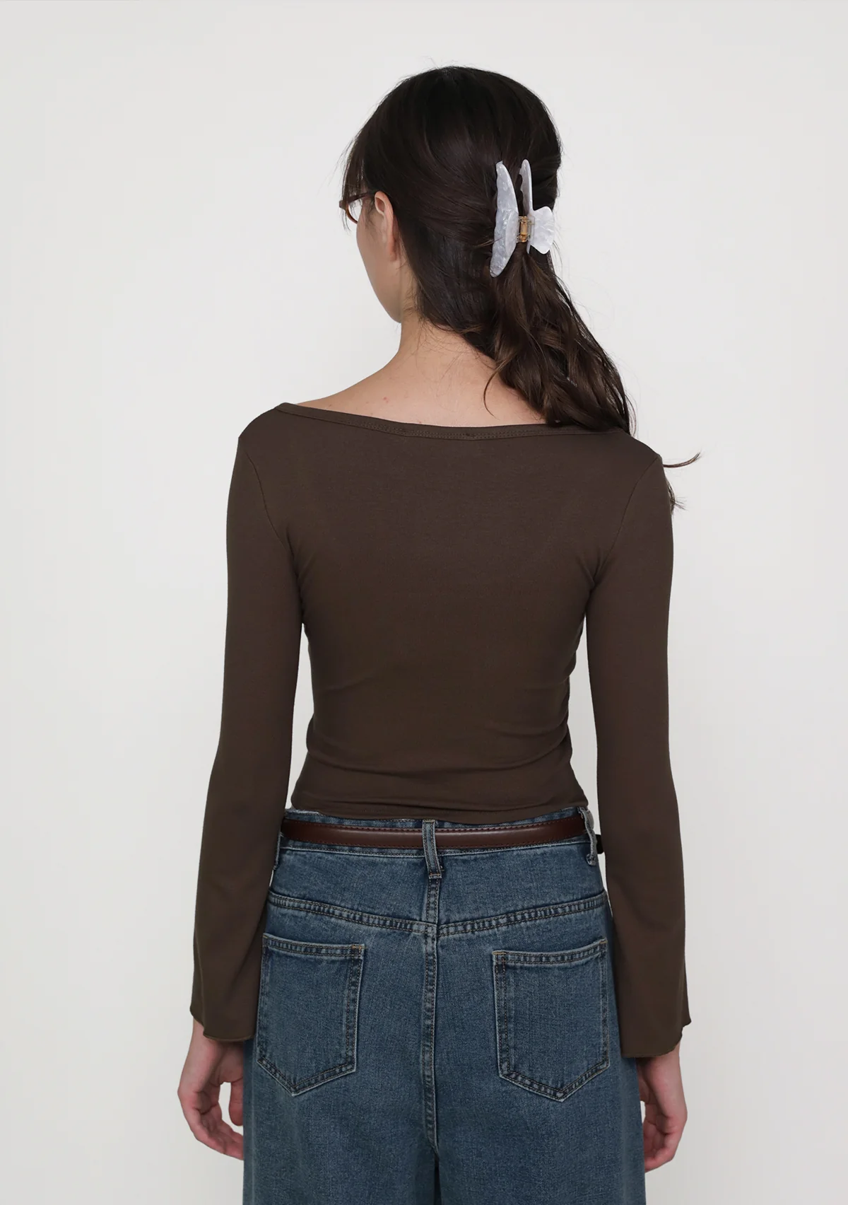 Mizu Flare Sleeve Padded Top - Image 16