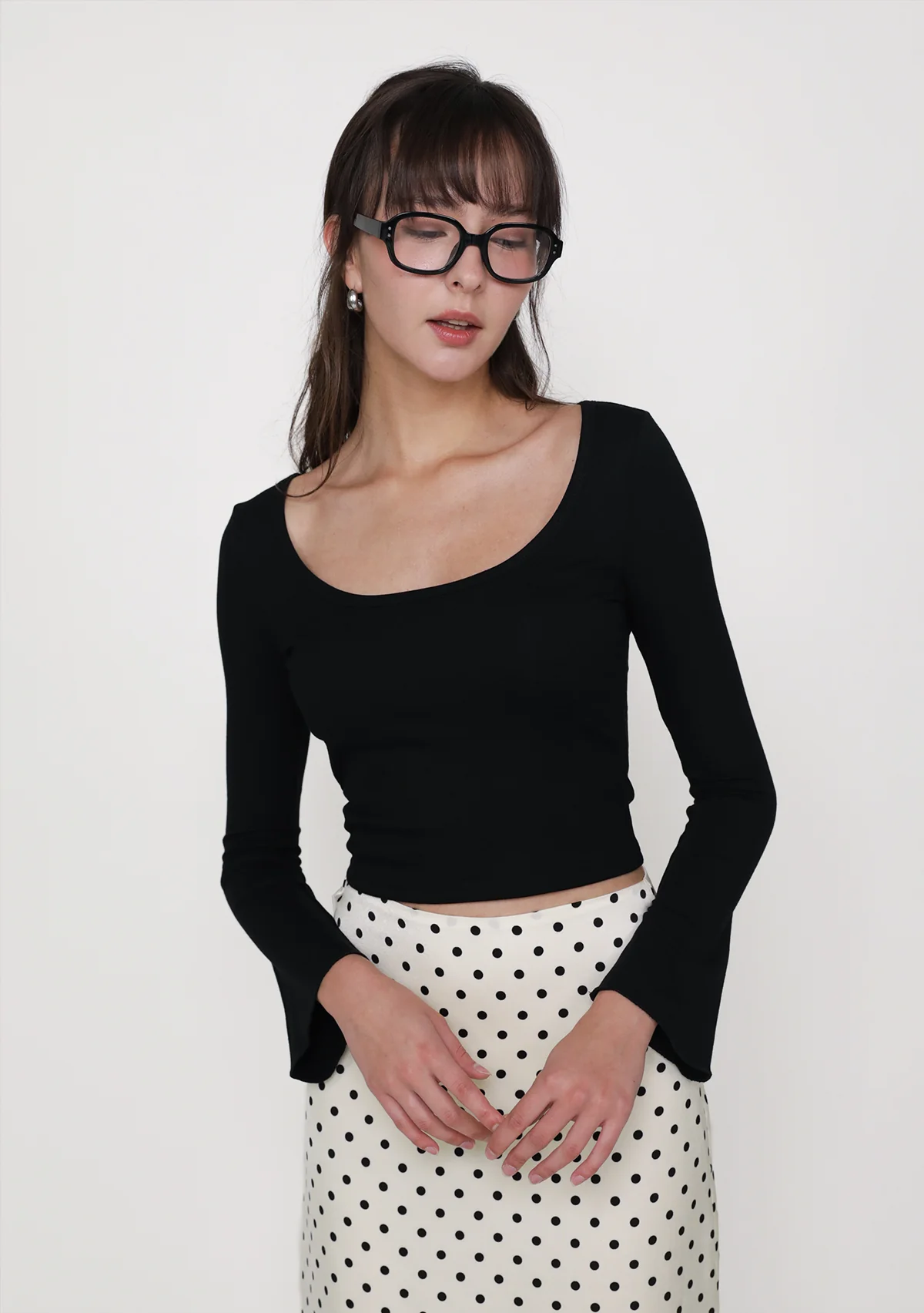 Mizu Flare Sleeve Padded Top - Image 9