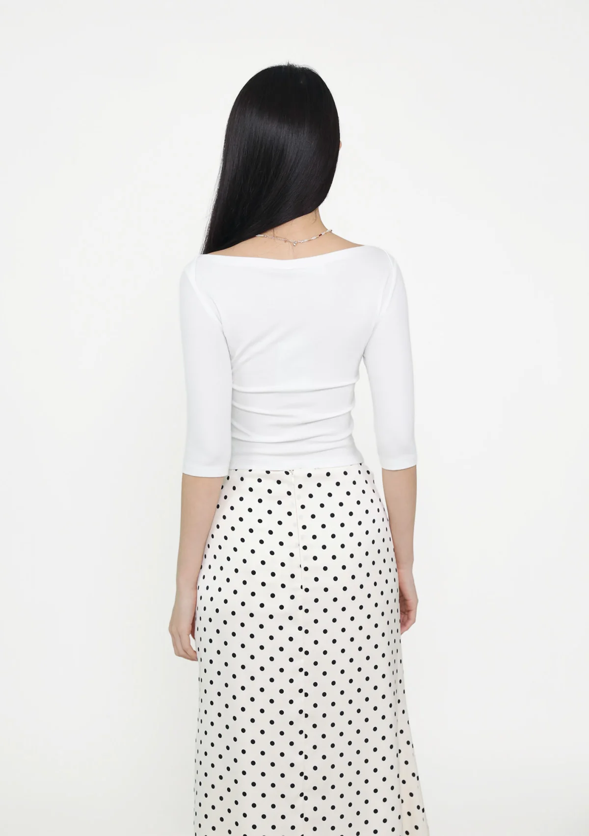 Florence Boat Neck Sleeve Padded Top - Image 18