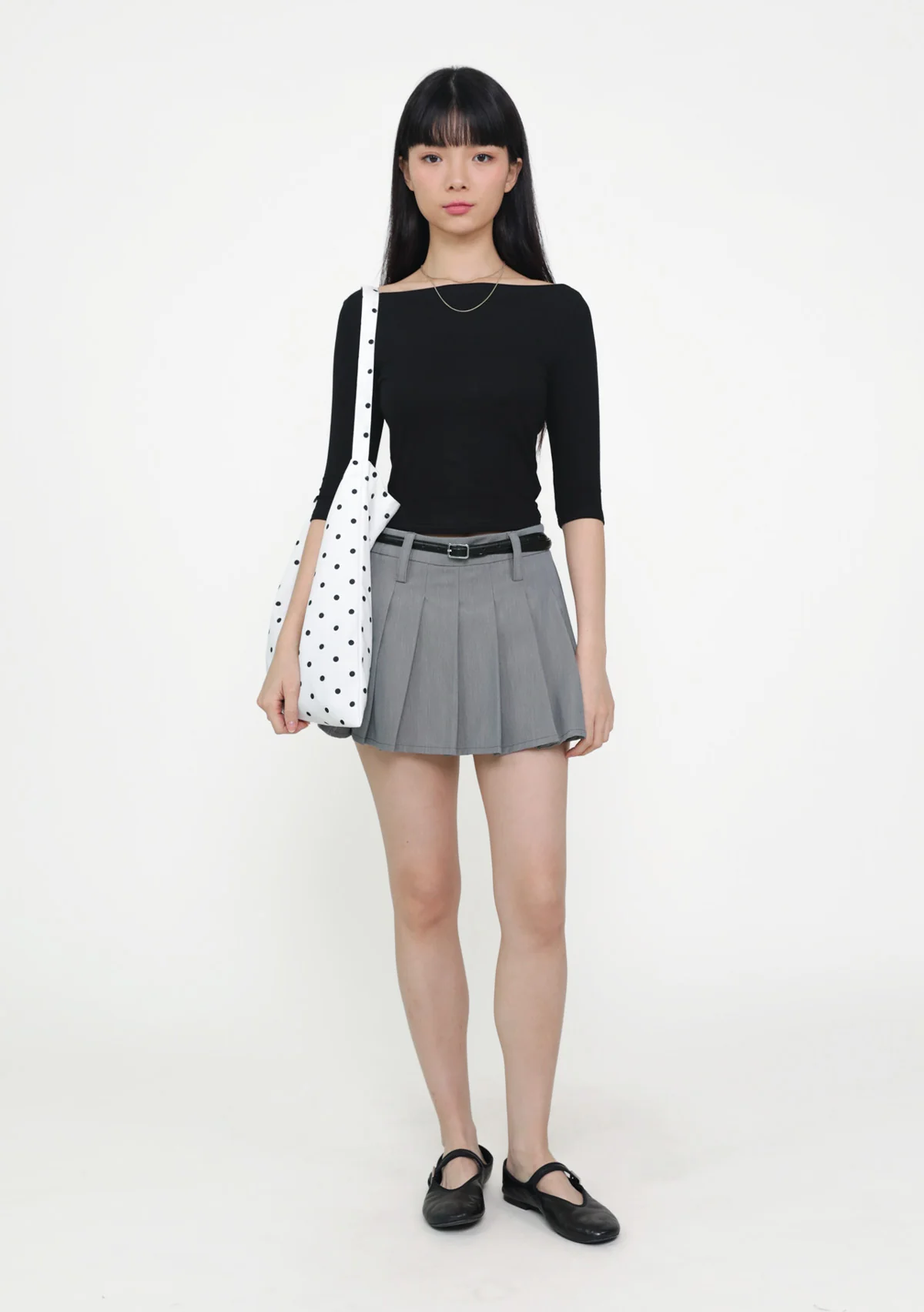 Florence Boat Neck Sleeve Padded Top - Image 7