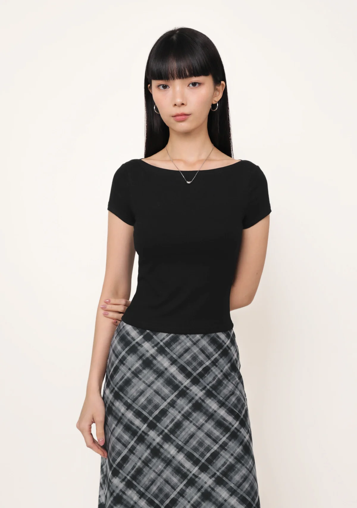 Florence Short Sleeve Padded Top - Image 11