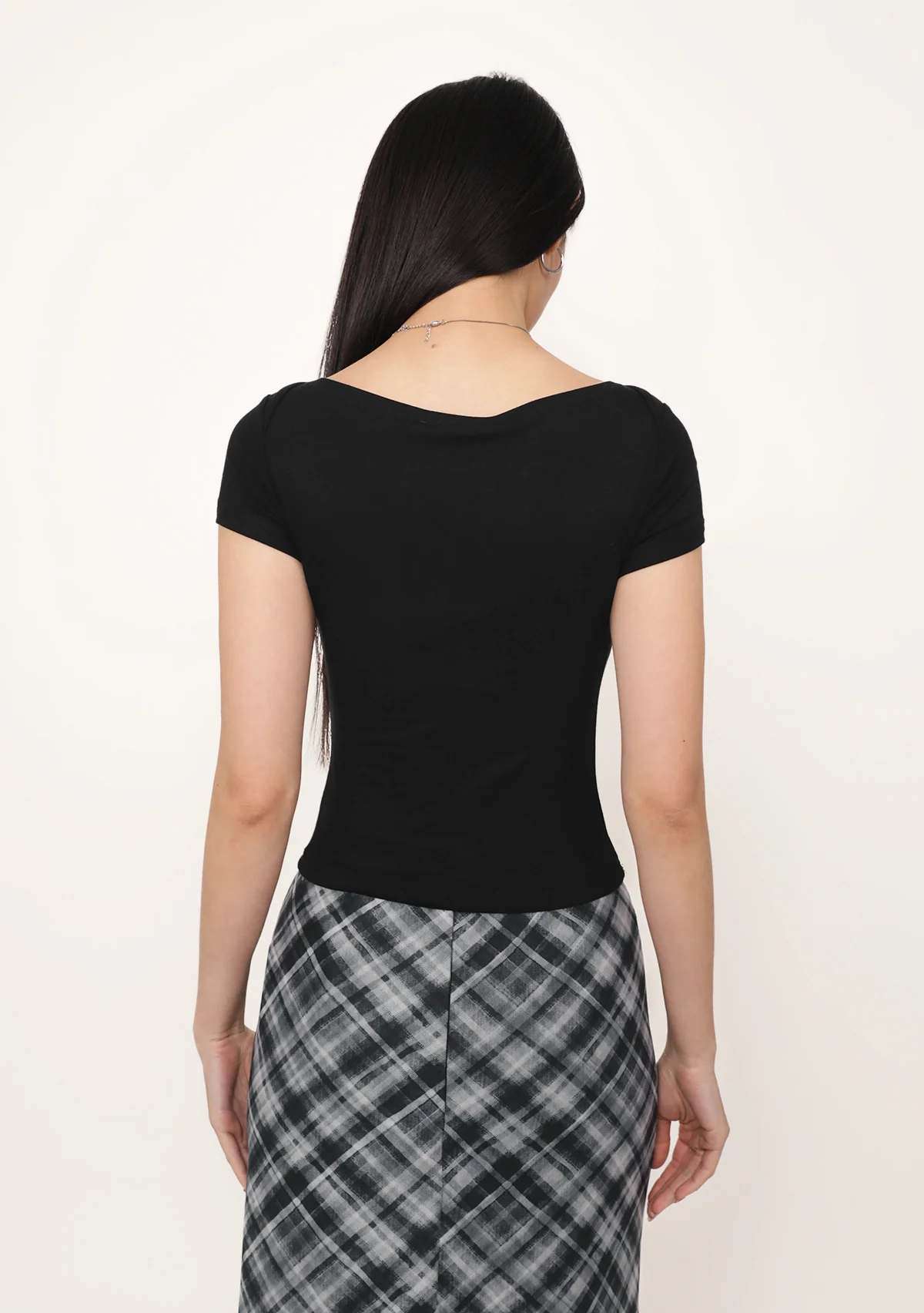 Florence Short Sleeve Padded Top - Image 13