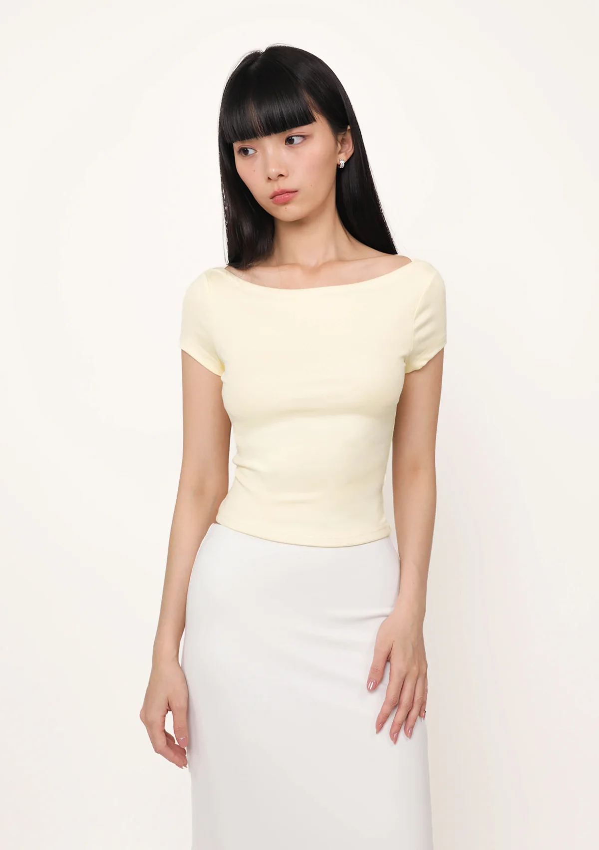 Florence Short Sleeve Padded Top - Image 15