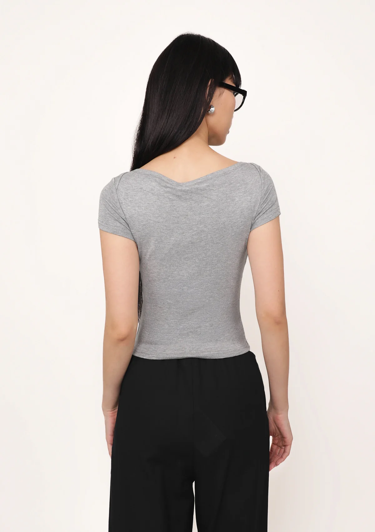 Florence Short Sleeve Padded Top - Image 21
