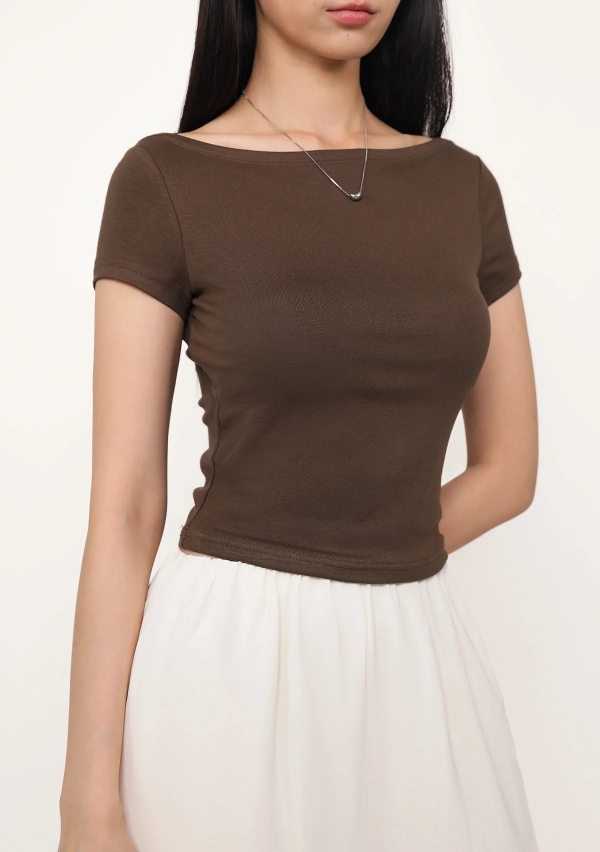 Florence Short Sleeve Padded Top - Image 24