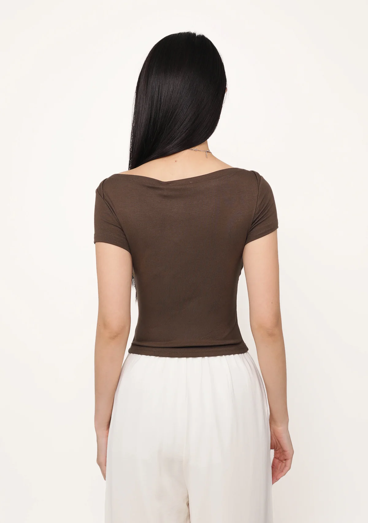 Florence Short Sleeve Padded Top - Image 25