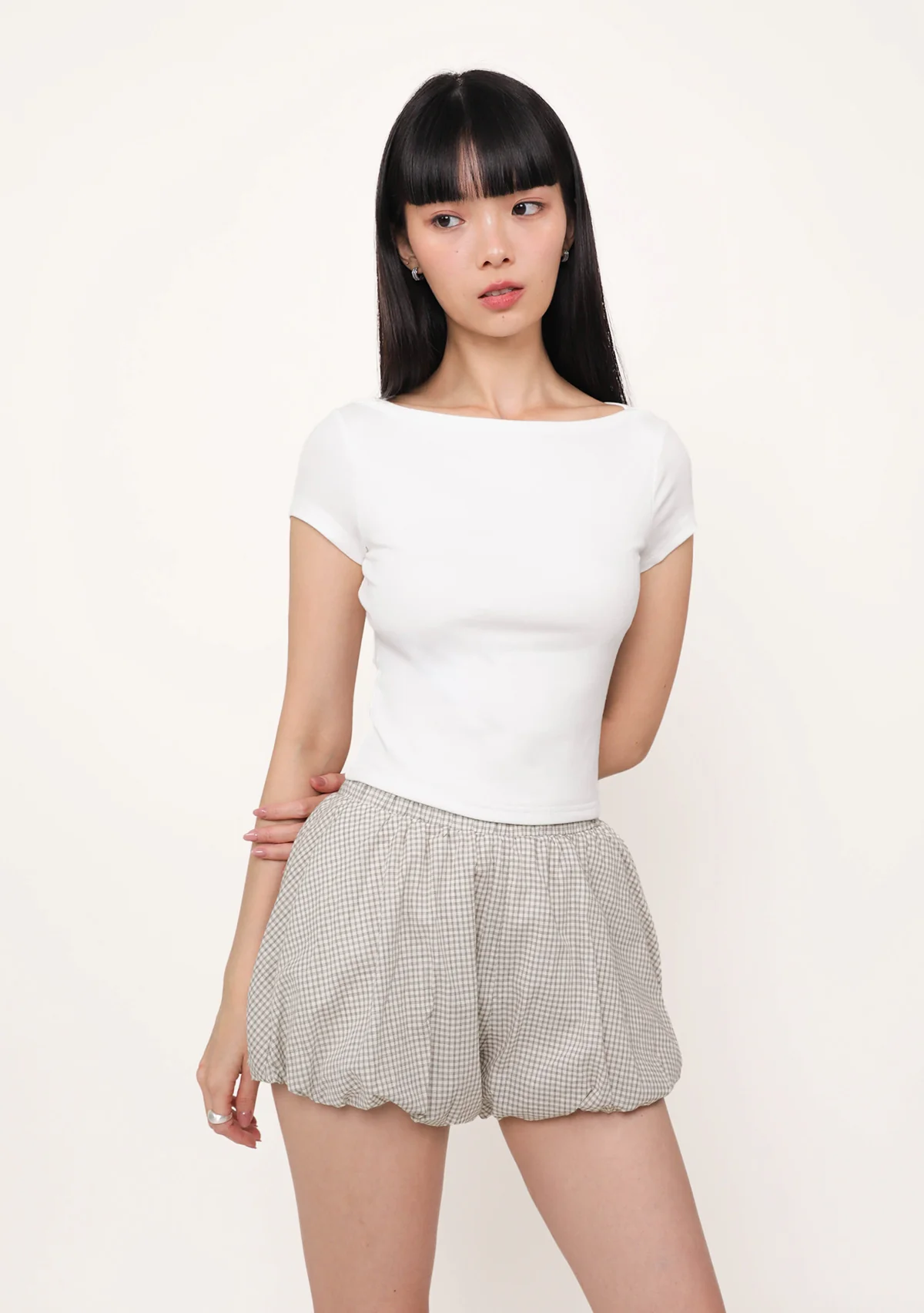 Florence Short Sleeve Padded Top - Image 7