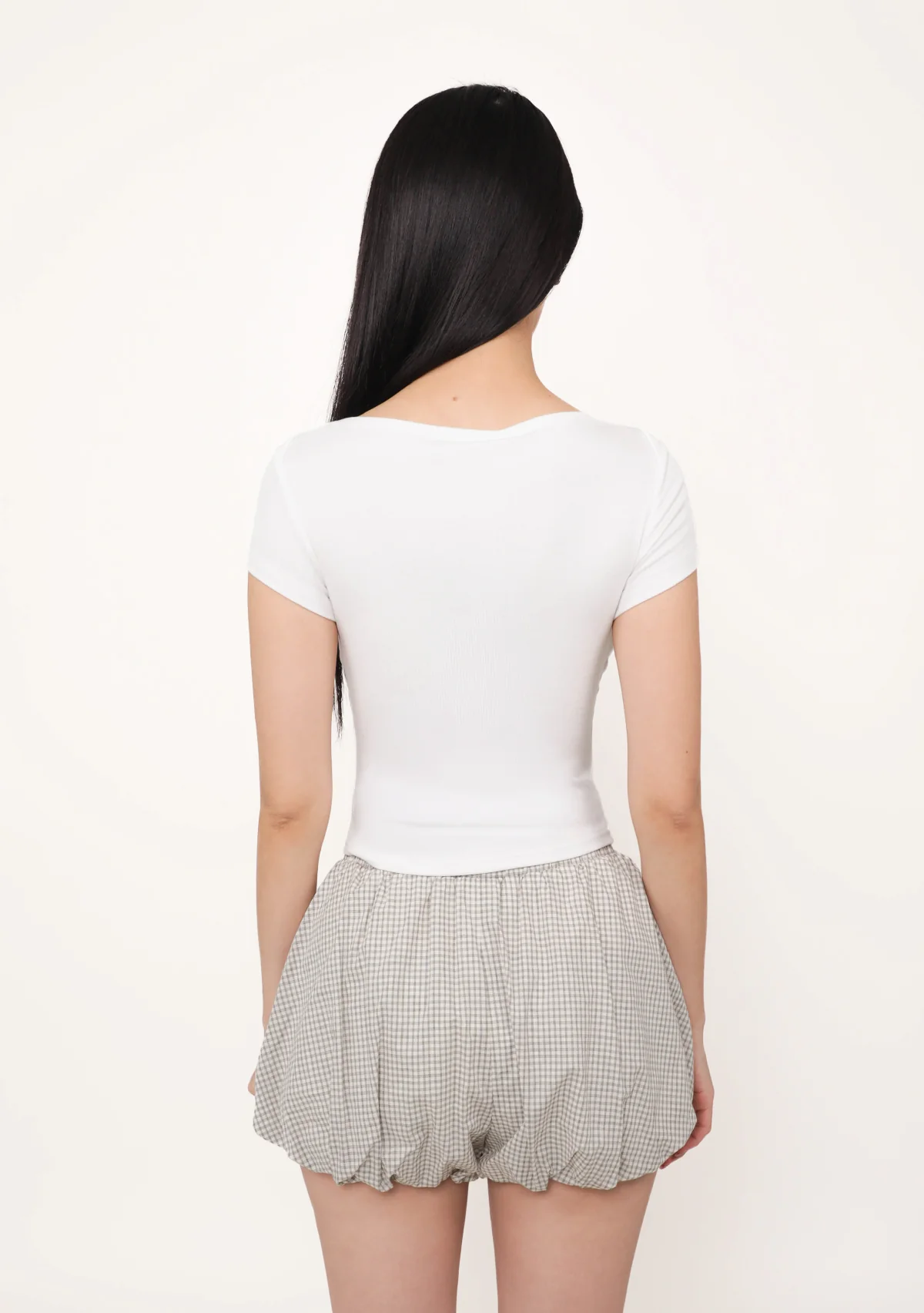 Florence Short Sleeve Padded Top - Image 9