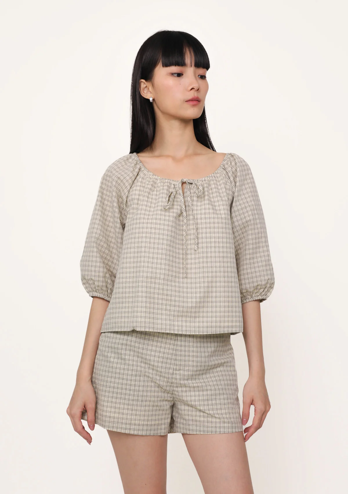 Frankie Tailored Shorts (Plaid) - Image 4