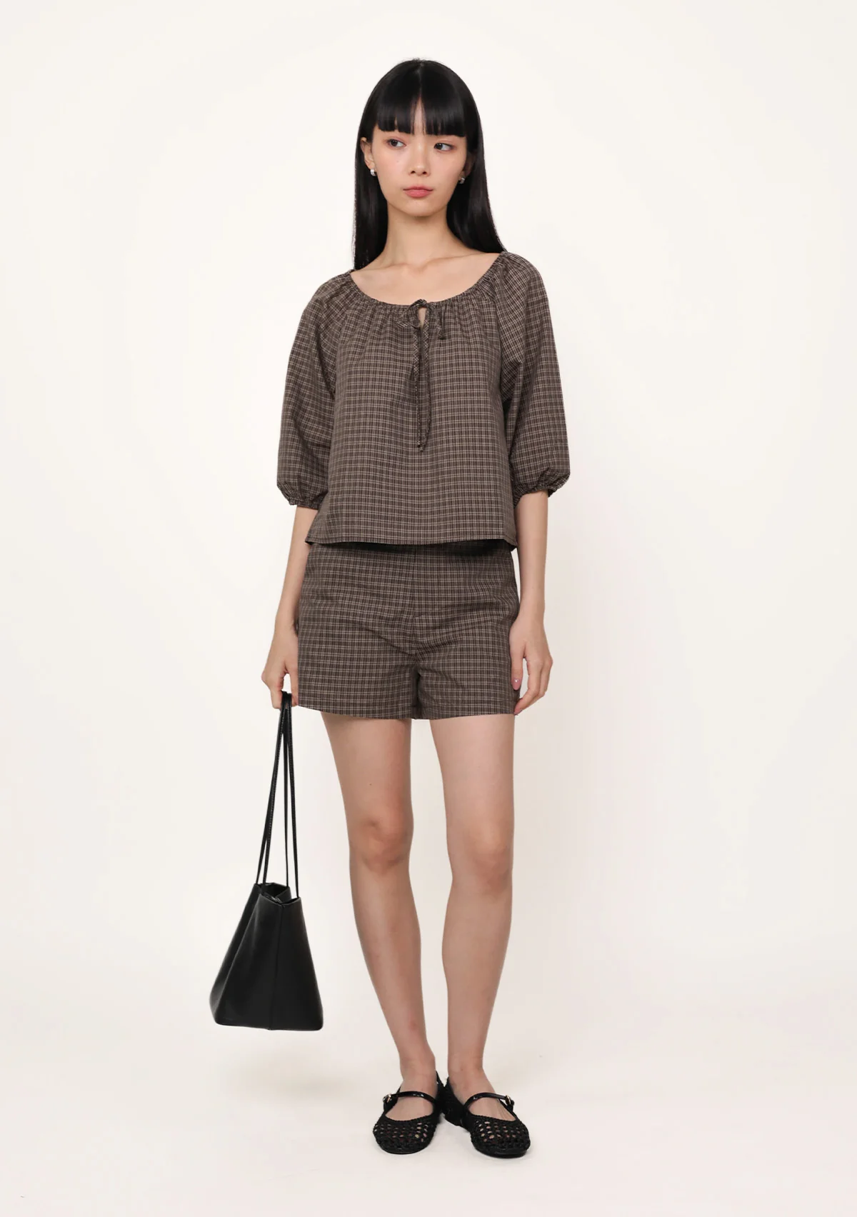 Frankie Tailored Shorts (Plaid) - Image 7
