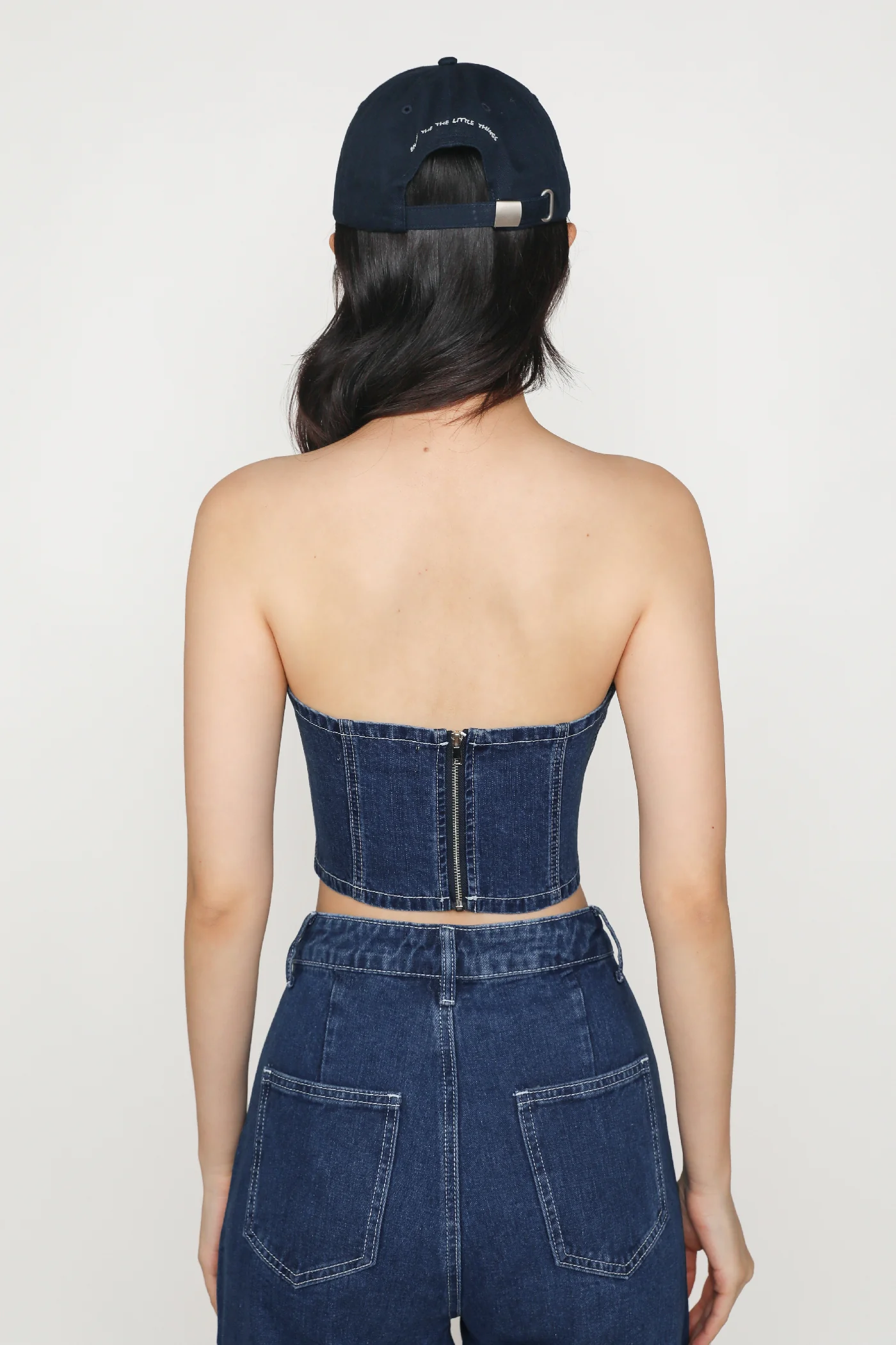 Gabrielle Denim Tube Top - Image 7