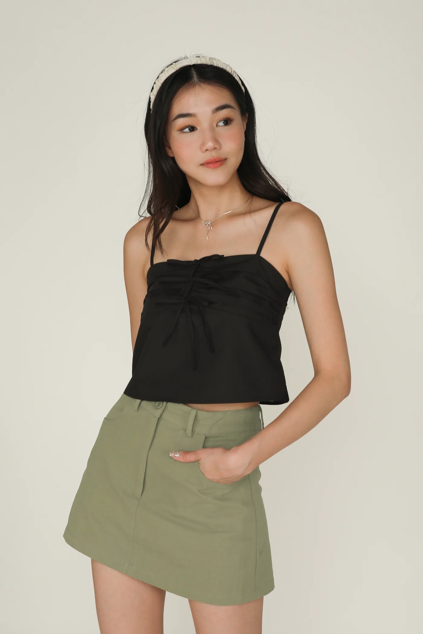 Gigi Ribbon Spag Top - Image 16