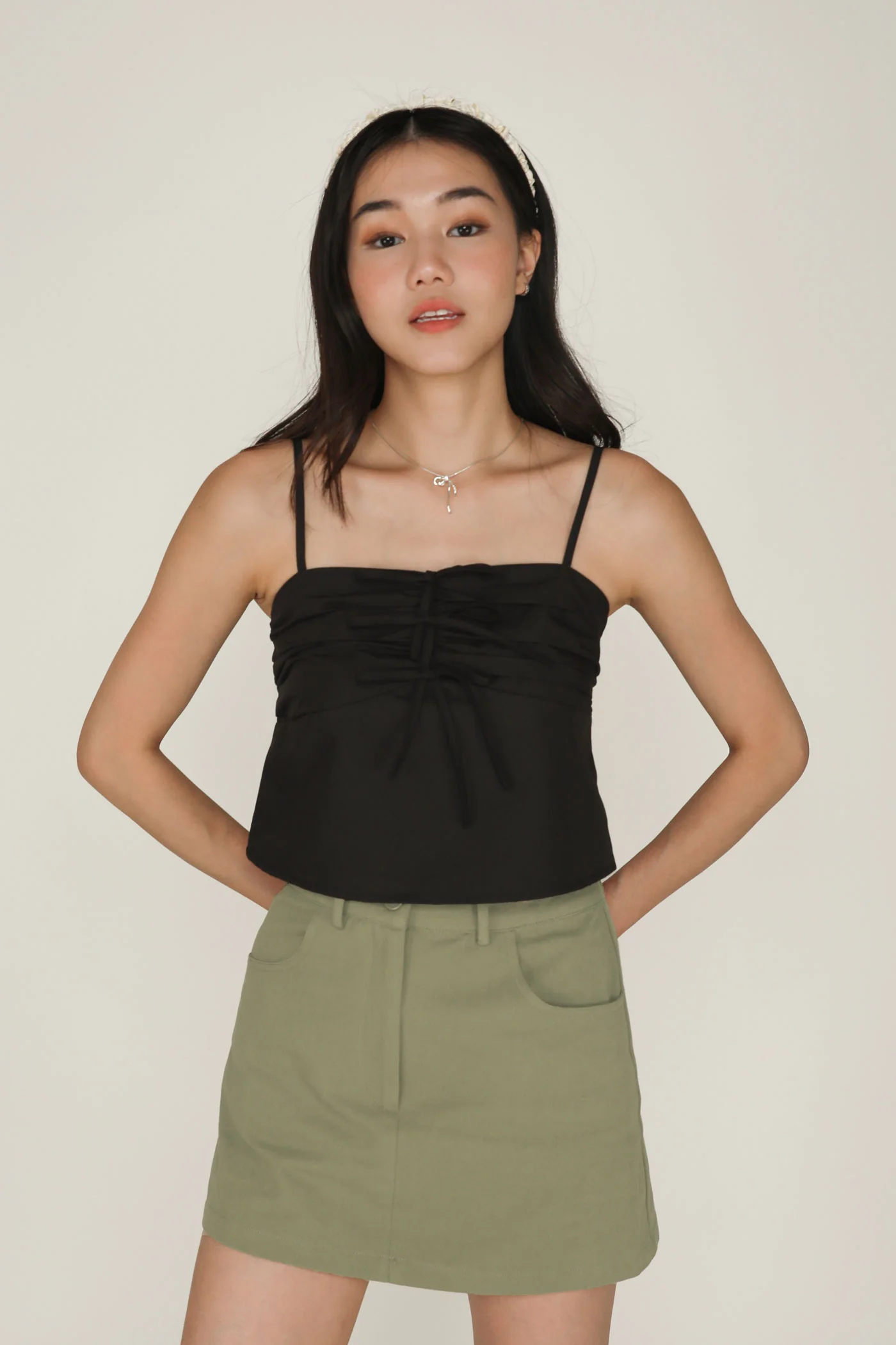 Gigi Ribbon Spag Top - Image 18