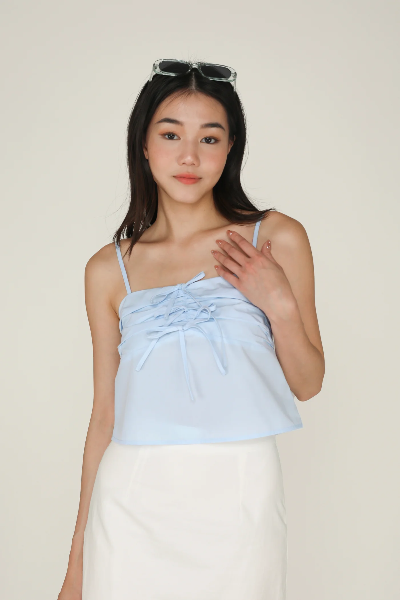 Gigi Ribbon Spag Top - Image 9
