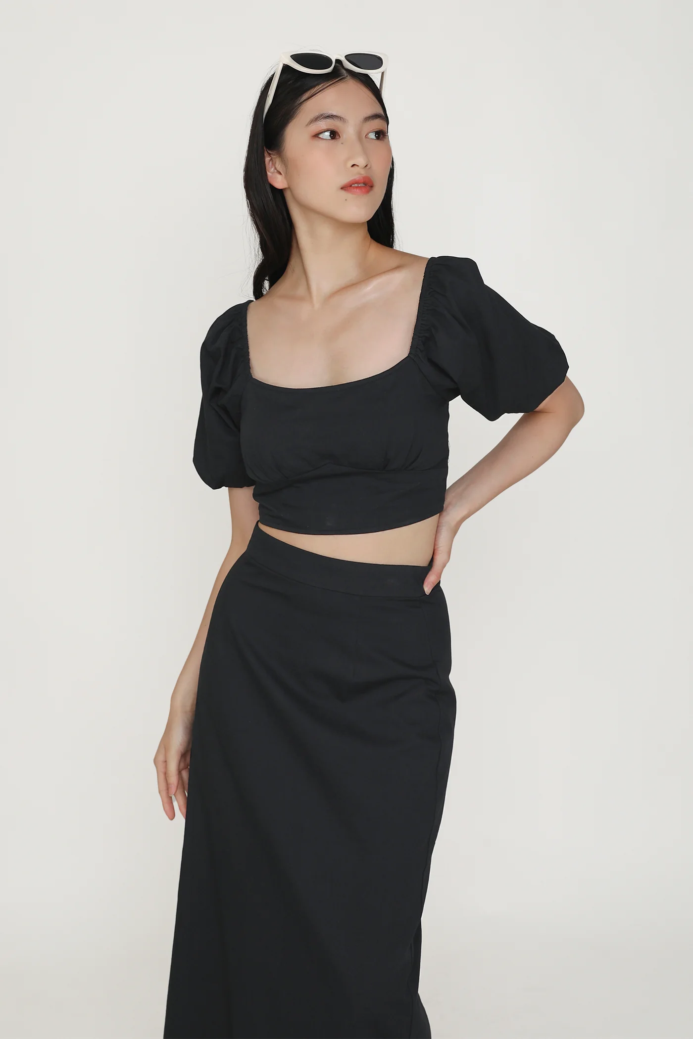 Gilda Linen Midi Skirt - Image 12