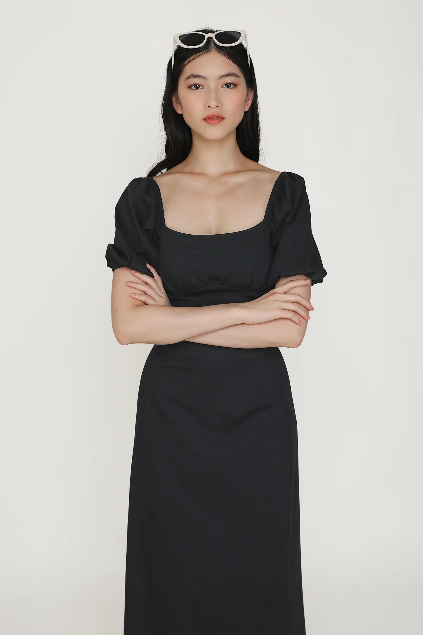 Gilda Linen Midi Skirt - Image 13