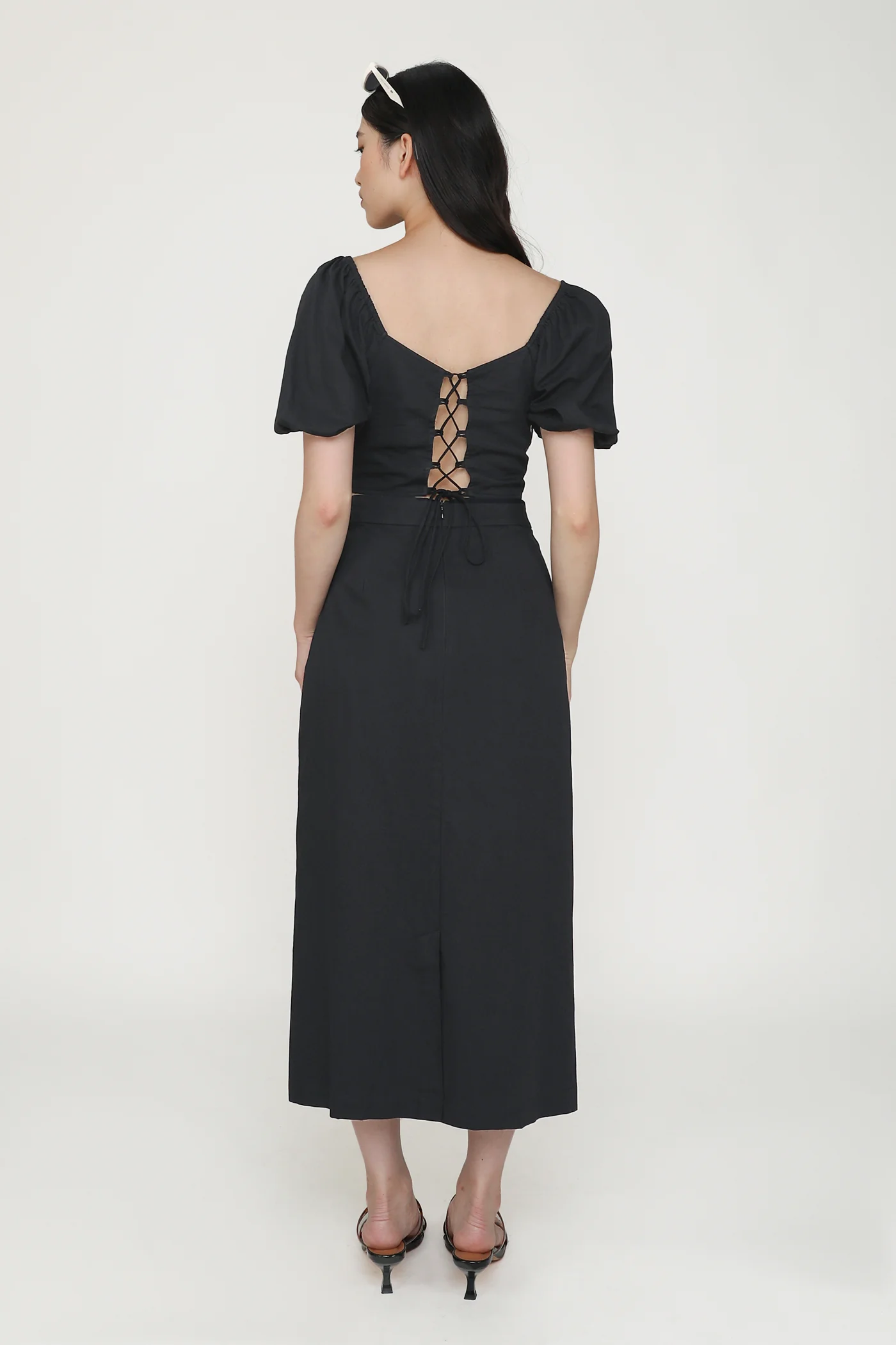 Gilda Linen Midi Skirt - Image 14