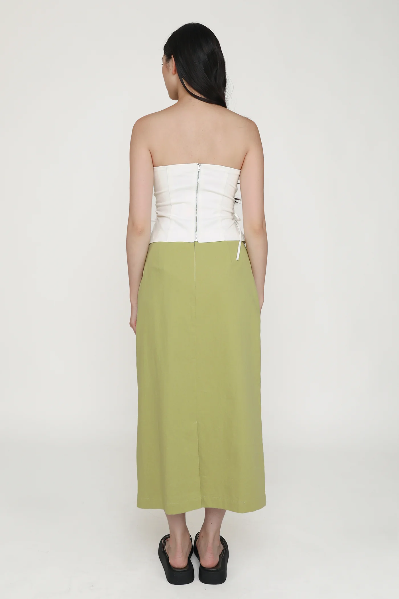 Gilda Linen Midi Skirt - Image 28