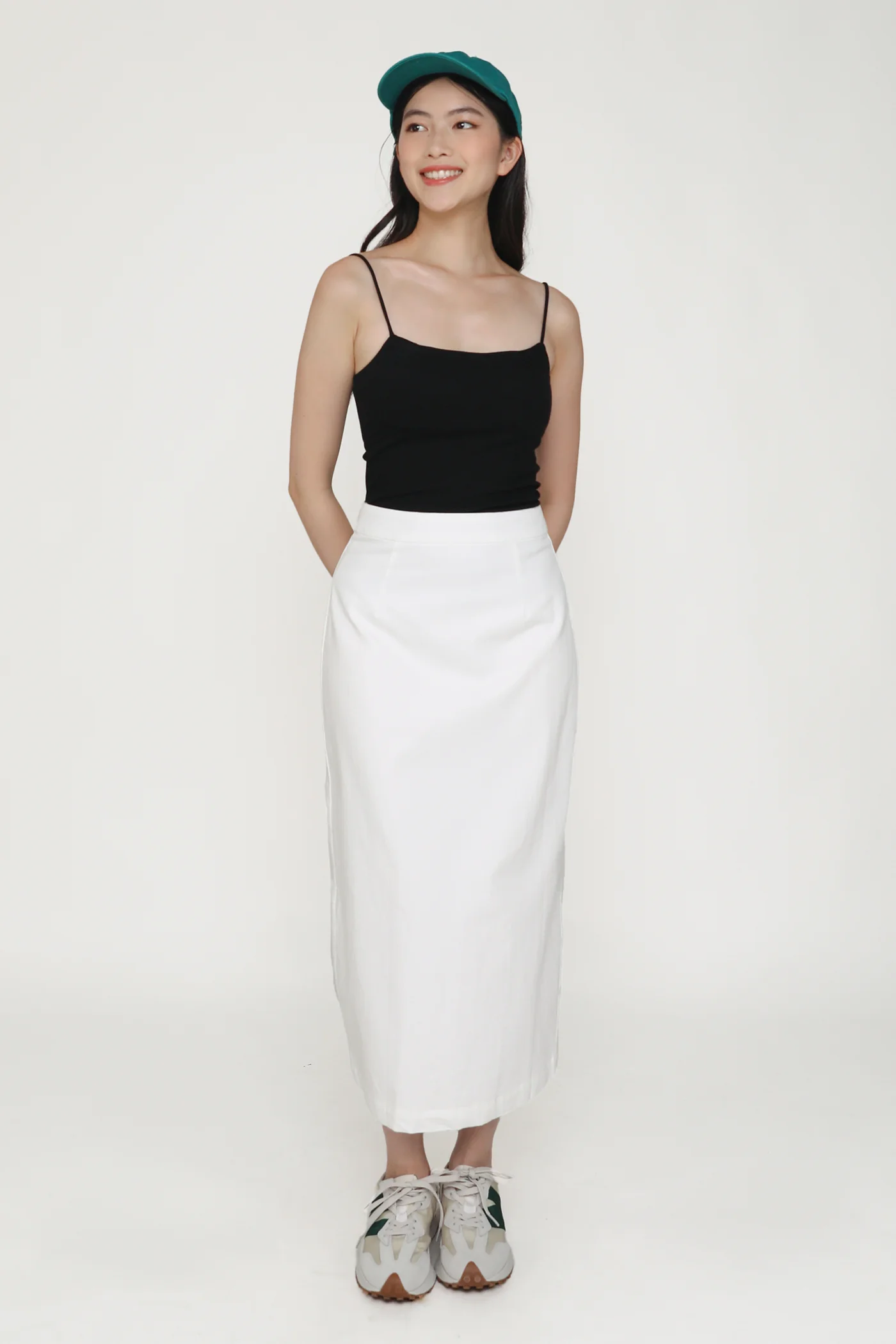 Gilda Linen Midi Skirt - Image 3