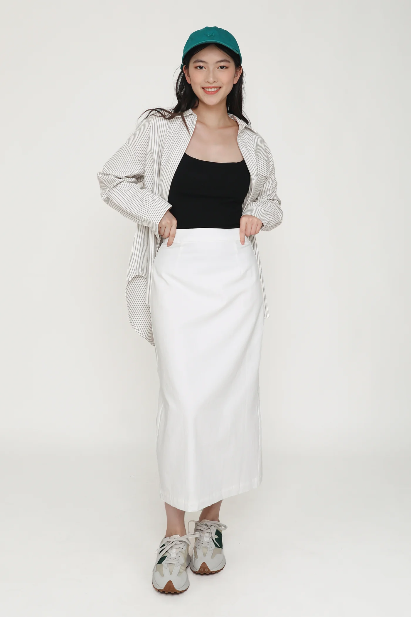 Gilda Linen Midi Skirt - Image 6
