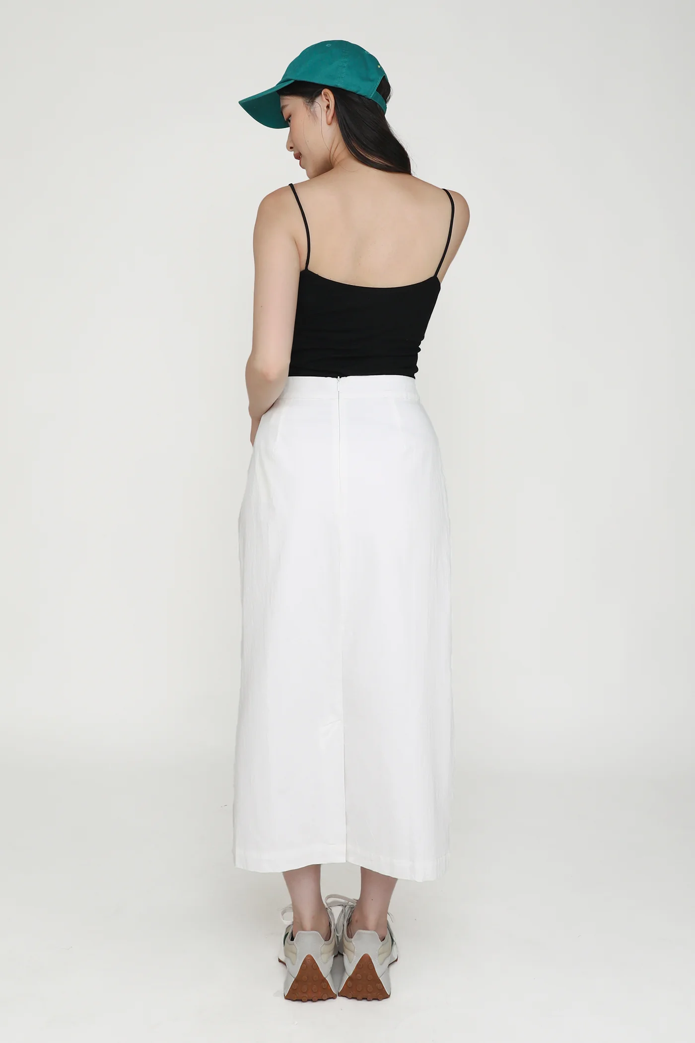 Gilda Linen Midi Skirt - Image 7