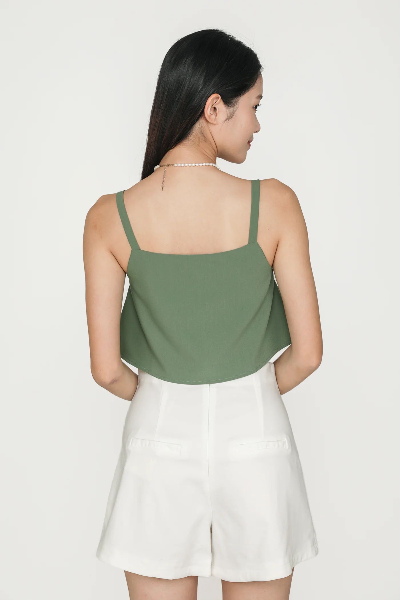 Giovanni Curved Hem Skorts - Image 7