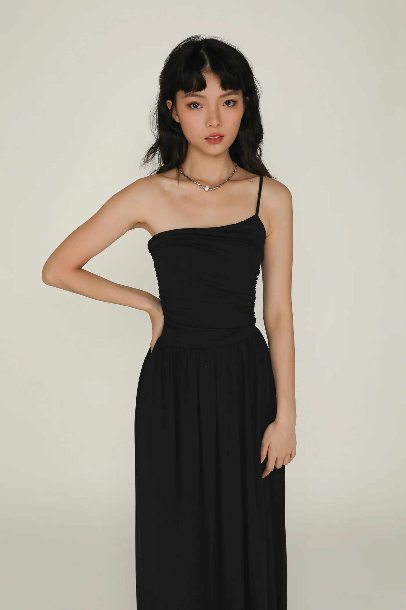 Gisella Toga Ruched Maxi Dress - Image 3