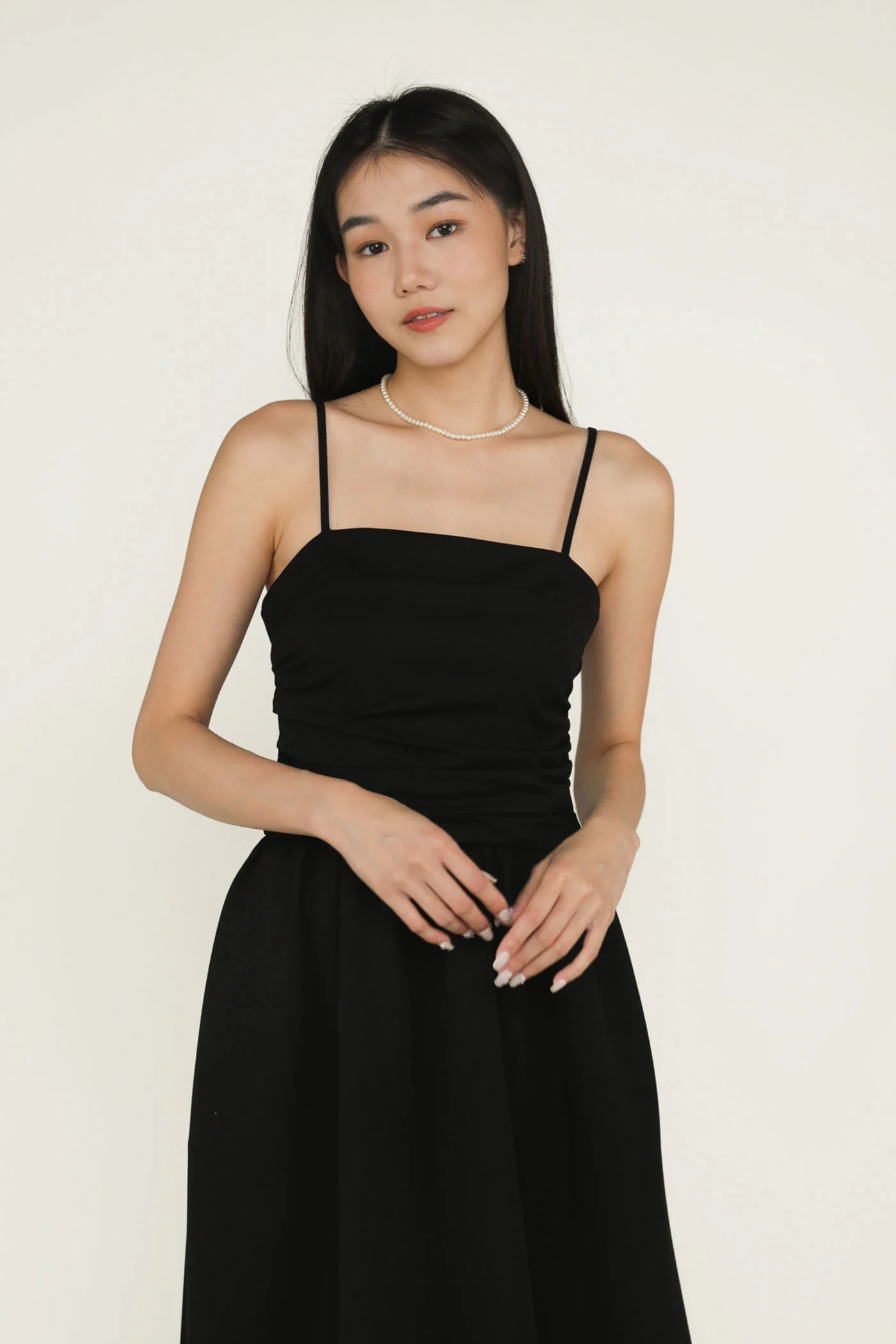 Gladys Ruched Front Midi Dress - Image 11