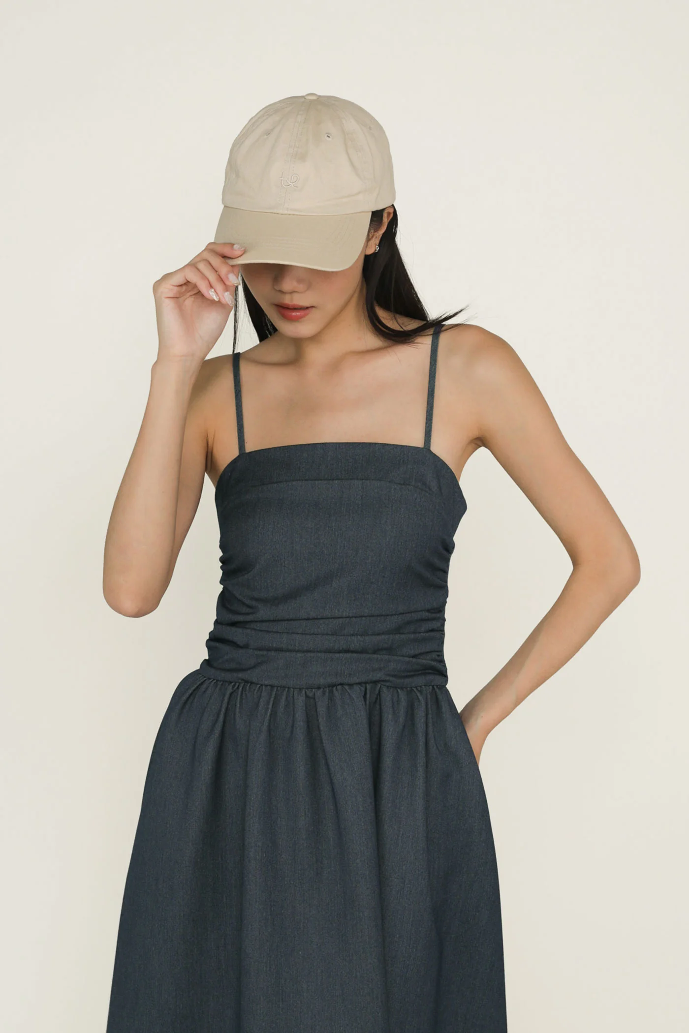 Gladys Ruched Front Midi Dress - Image 19