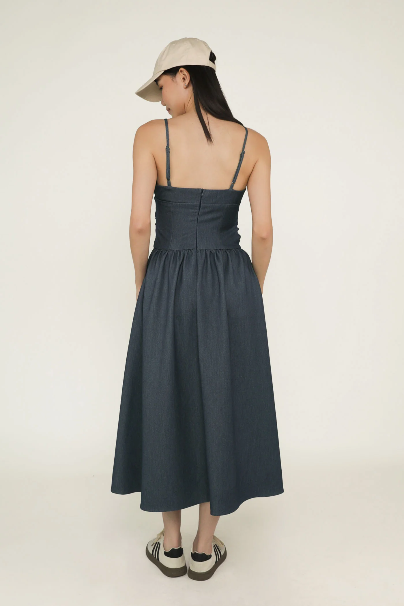 Gladys Ruched Front Midi Dress - Image 21