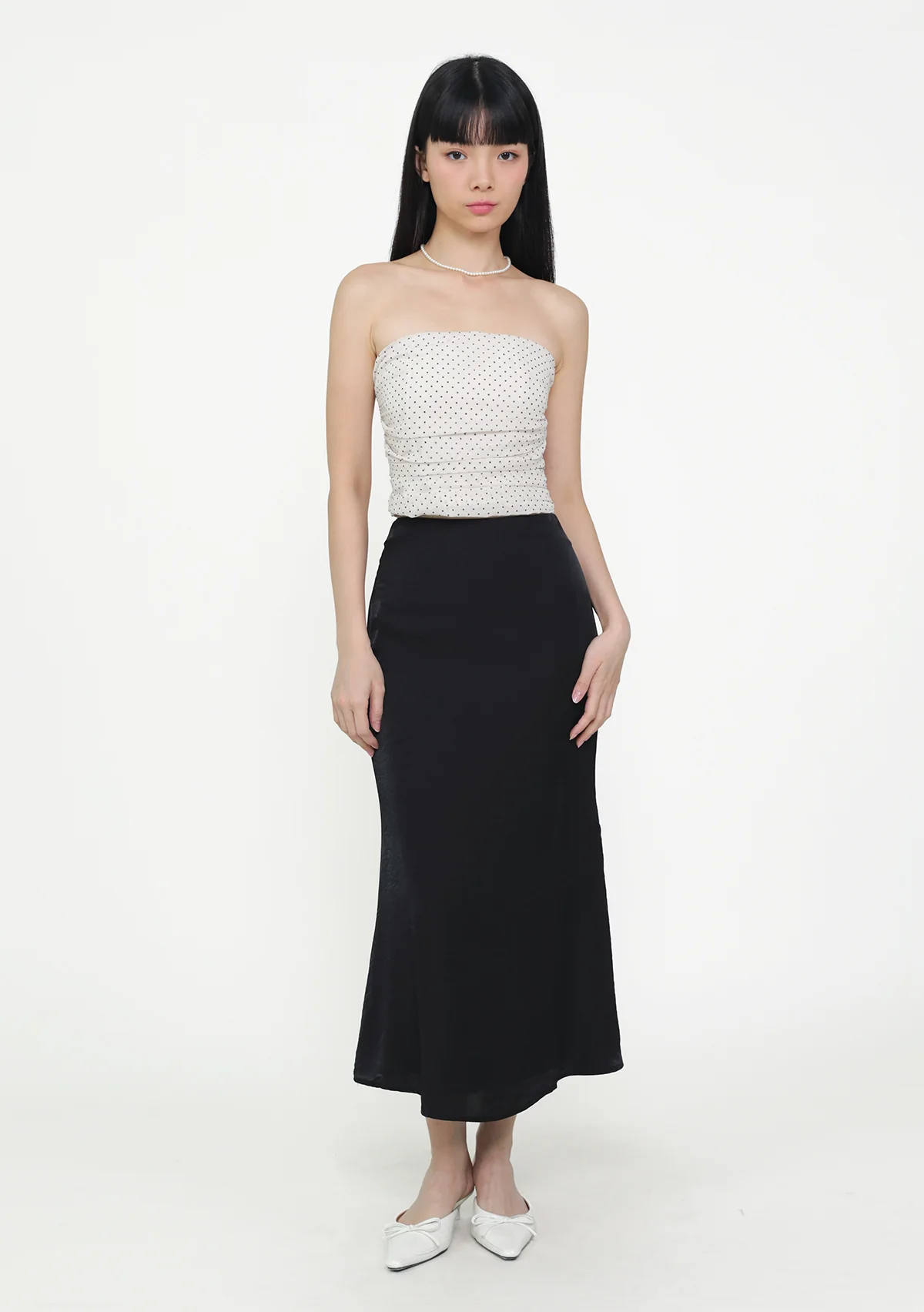 Gloria Bias Cut Midi Skirt - Image 10