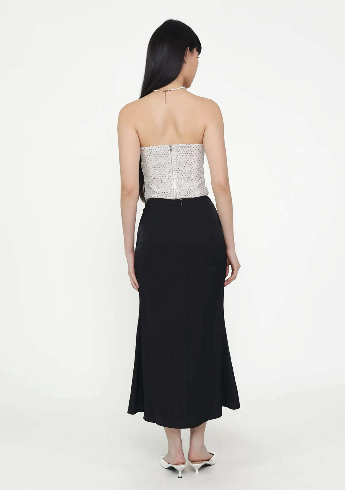 Gloria Bias Cut Midi Skirt - Image 12