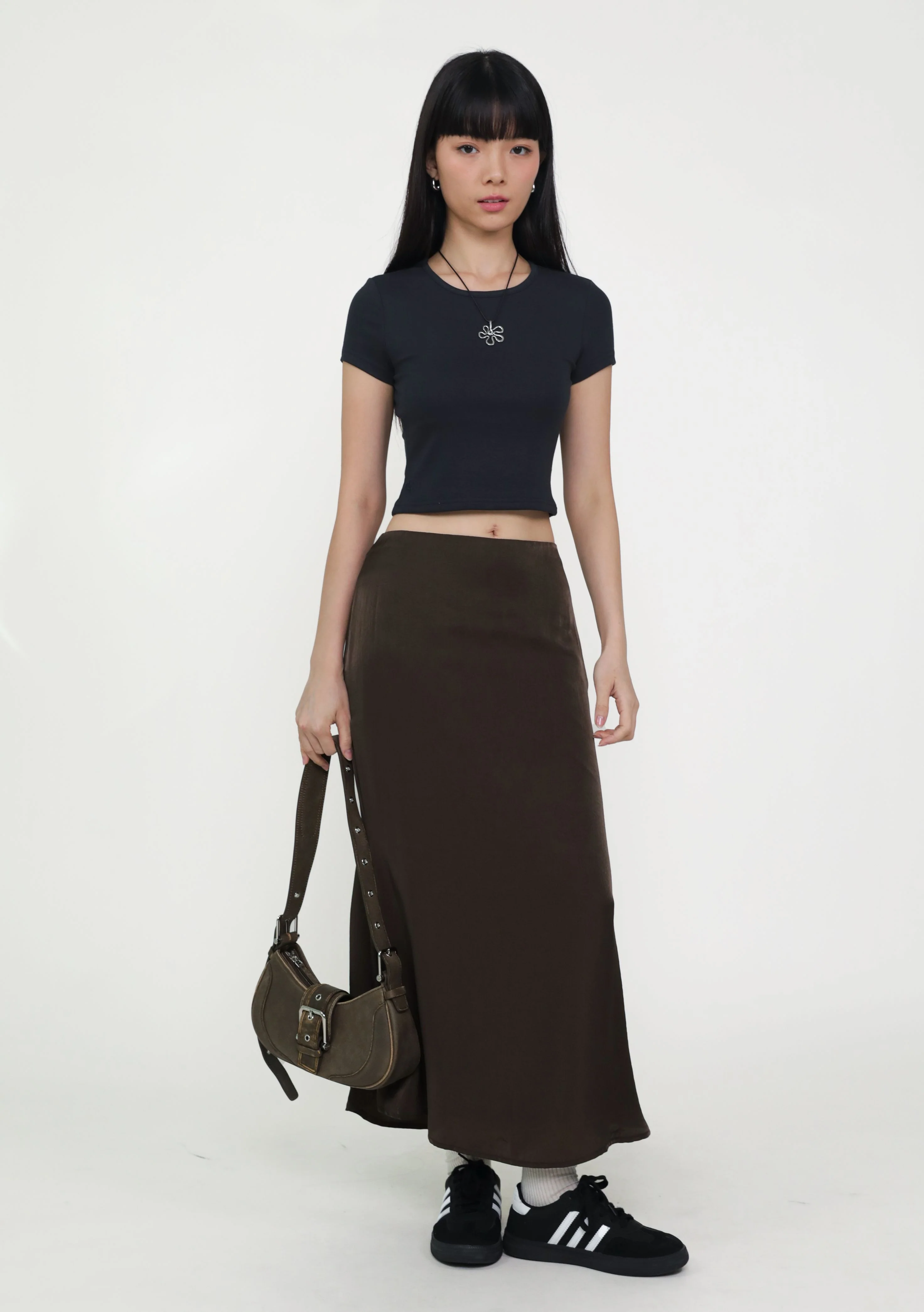 Gloria Bias Cut Midi Skirt - Image 14