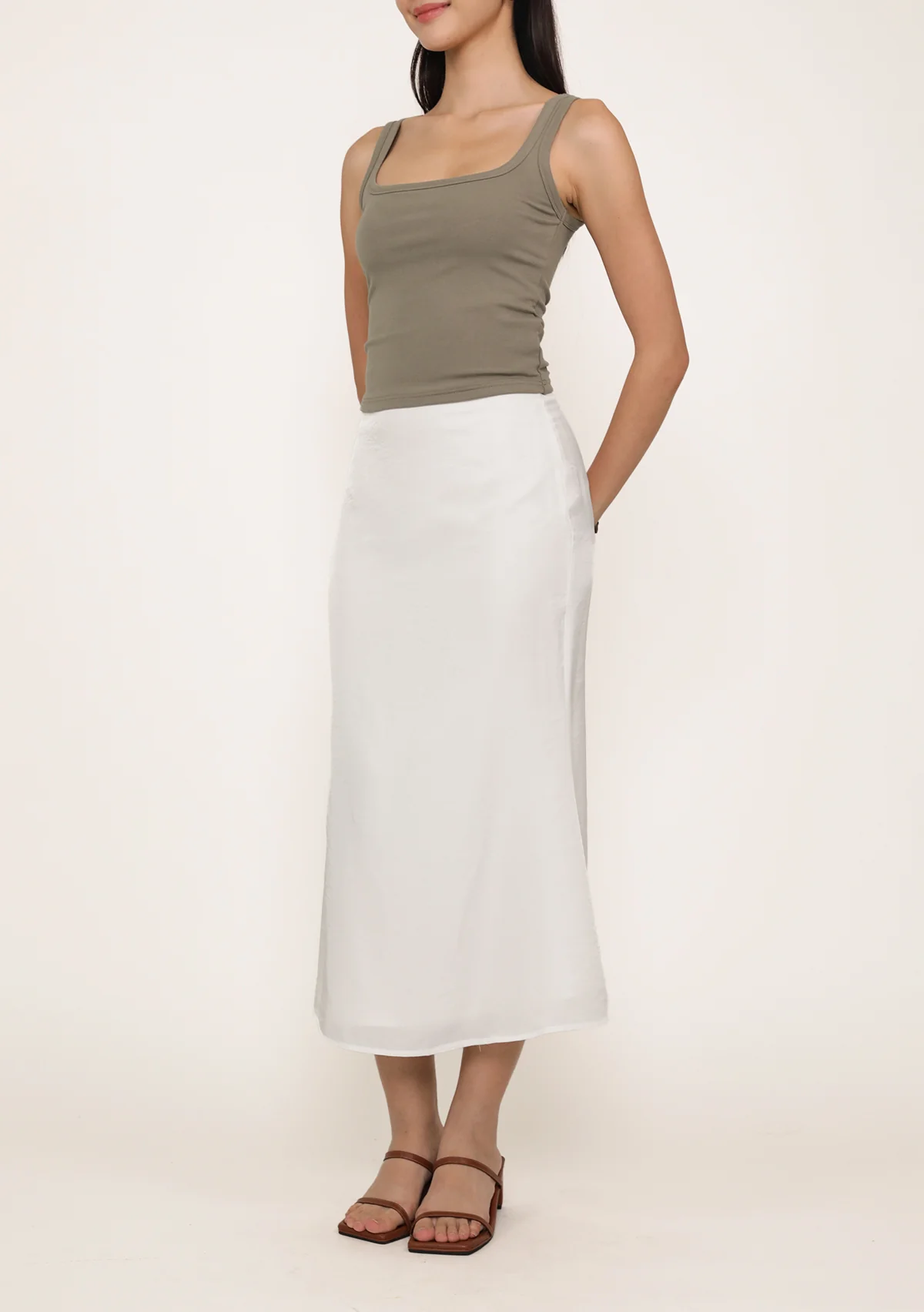 Gloria Bias Cut Midi Skirt - Image 18