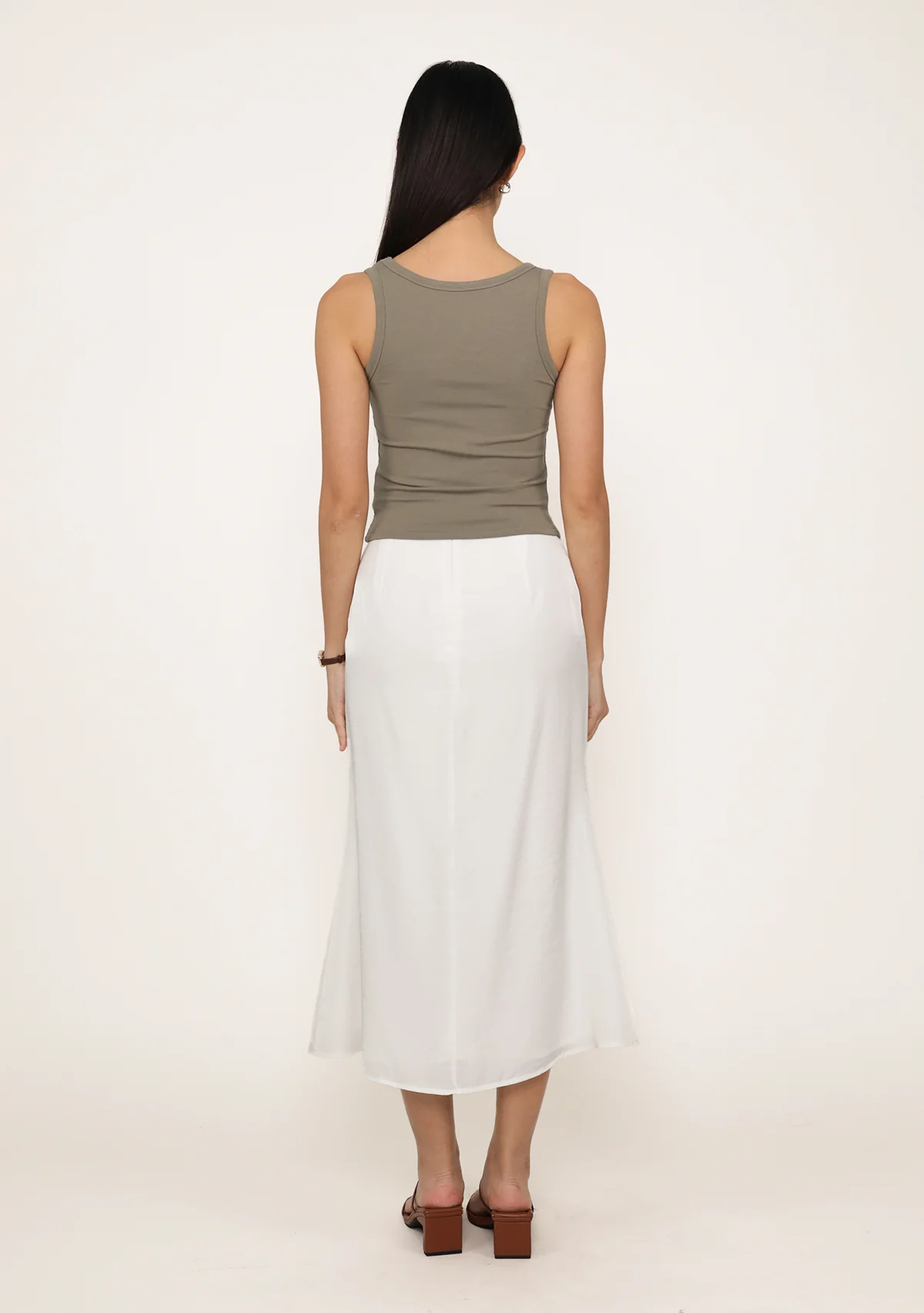 Gloria Bias Cut Midi Skirt - Image 20