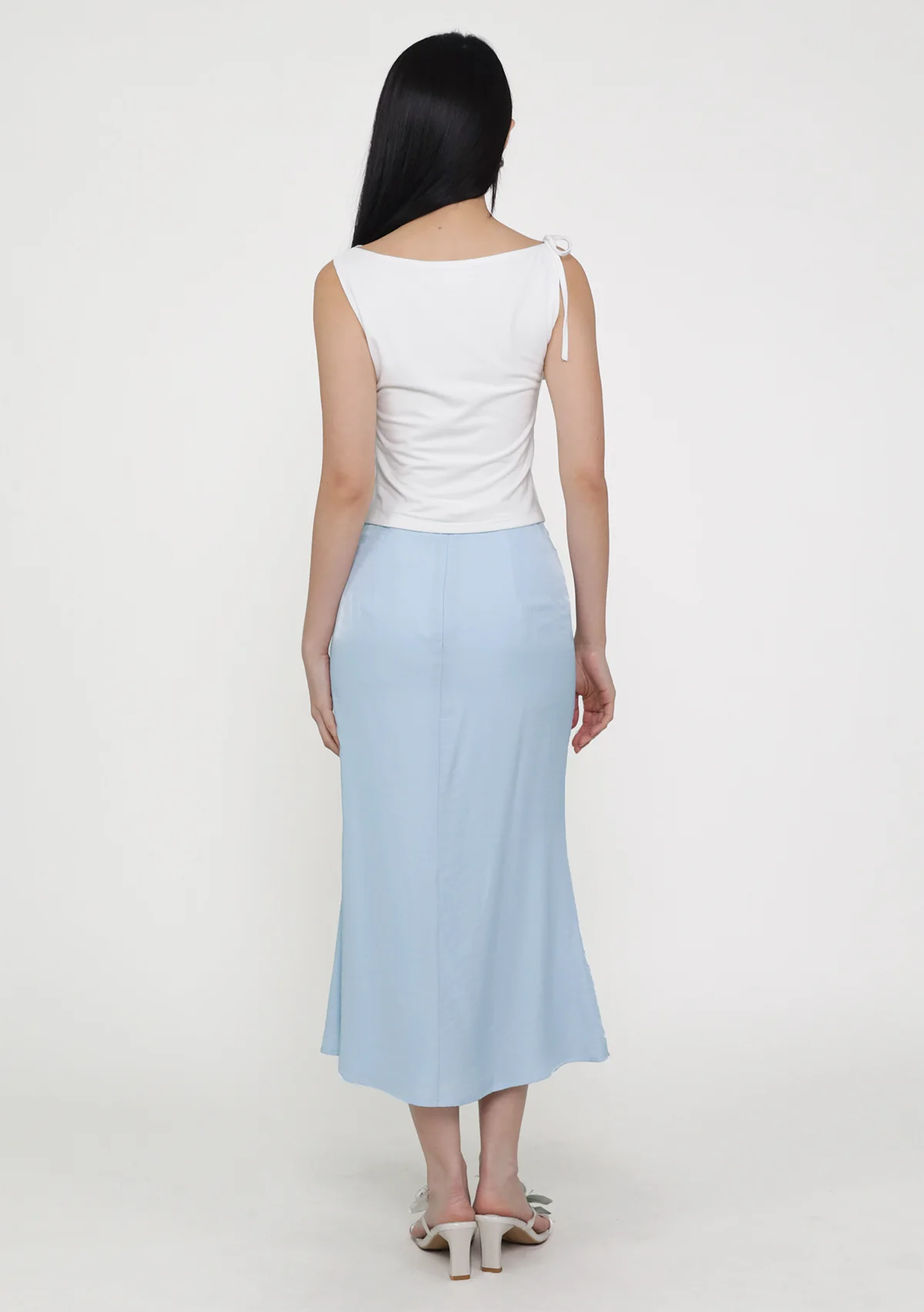 Gloria Bias Cut Midi Skirt - Image 8