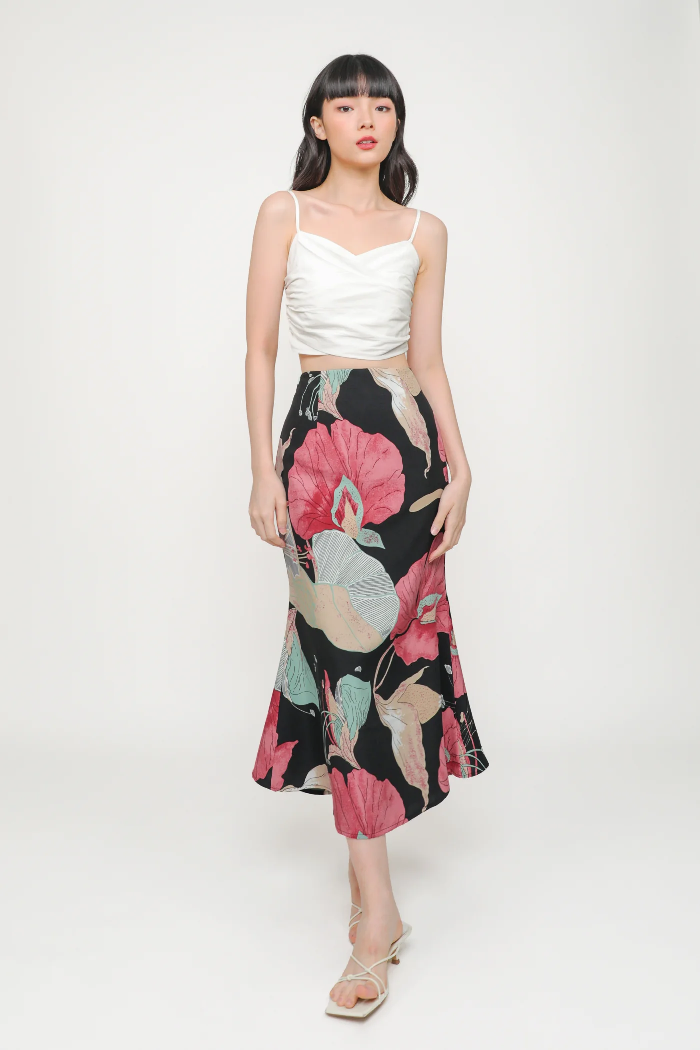 Gloria Fishtail Midi Skirt - Image 3