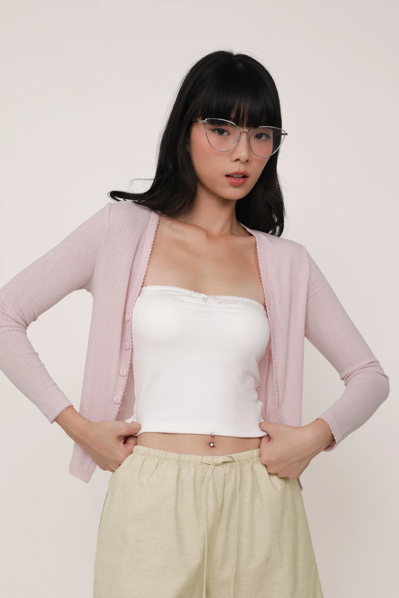 Gracia Ribbon Tube Padded Top - Image 10