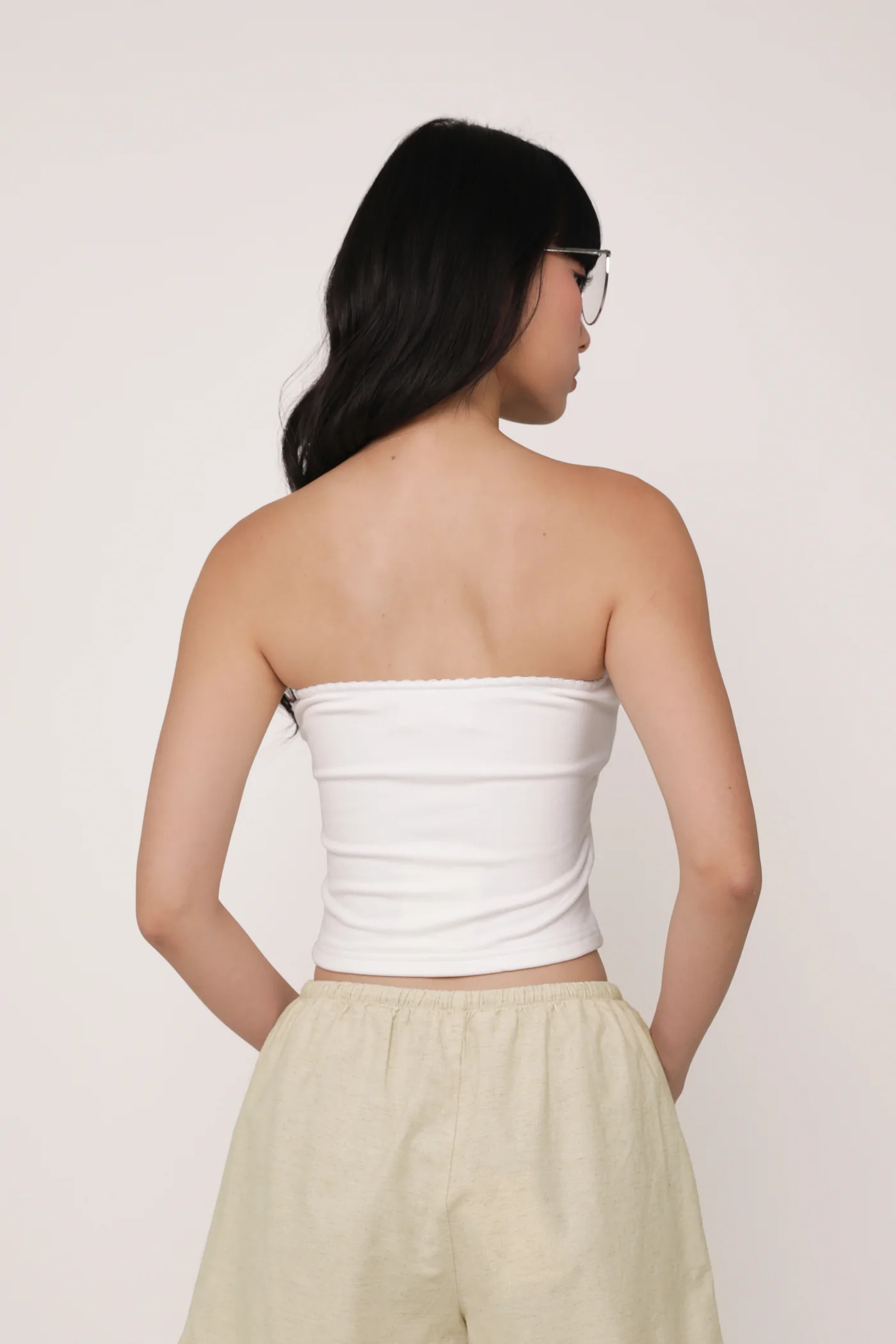 Gracia Ribbon Tube Padded Top - Image 14