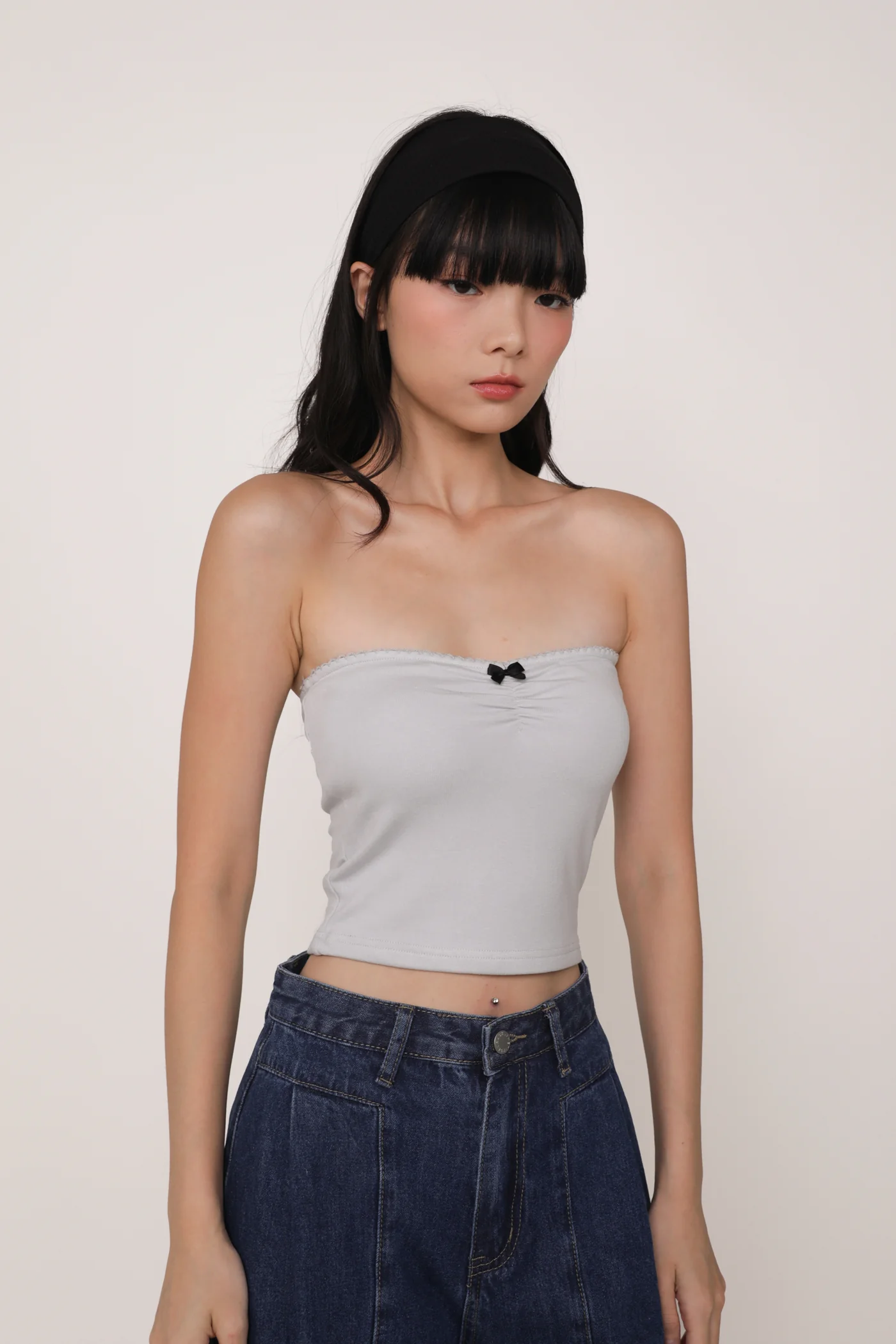 Gracia Ribbon Tube Padded Top - Image 16